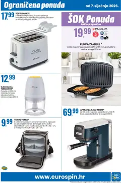 Katalog Eurospin - Pregled kataloga iz trgovine Eurospin, vrijedi od 07.01.2026 | Stranica: 13 | Proizvodi: Toster, Sjeckalica, Šalica, Torba