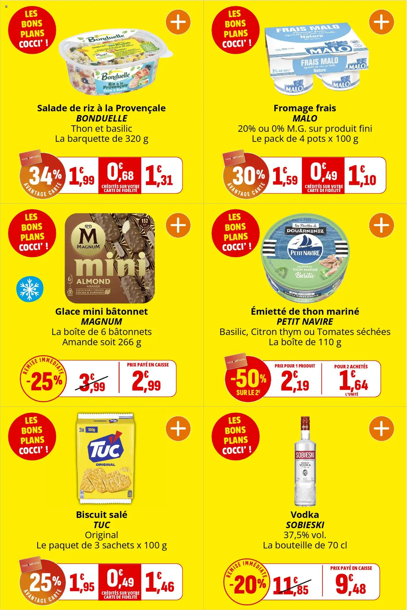 {H1} | Page: 3 | Produits: Amande, Citron, Riz, Fromage frais