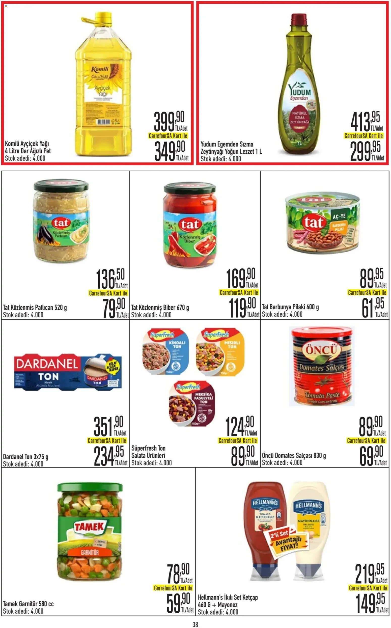 CarrefourSA Katalog - 05.01.2026 tarihinden itibaren geçerlidir | Sayfa: 39 | Ürünler: Pilaki, Ketçap, Barbunya, Patlıcan