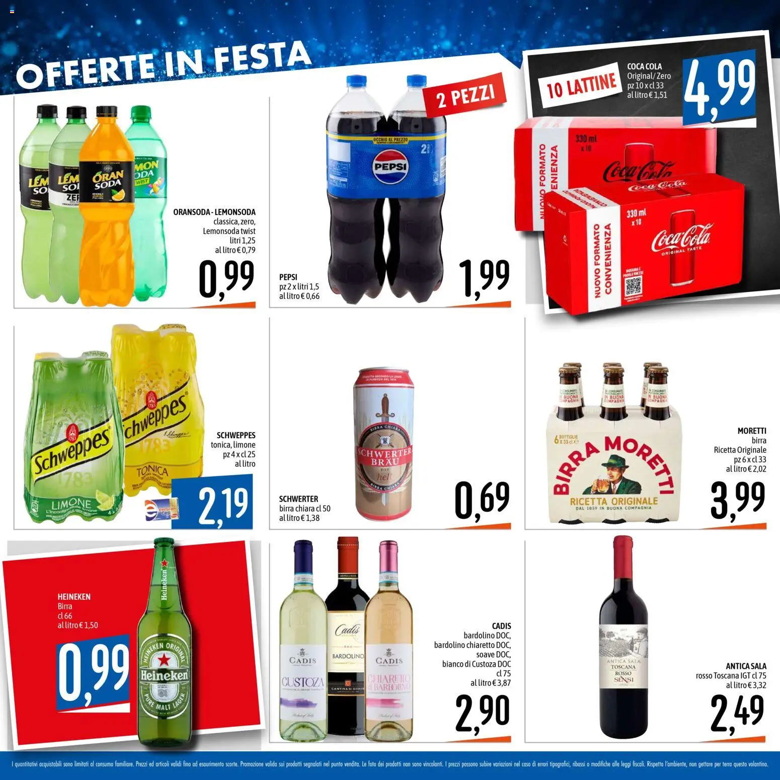 Volantino Emisfero del 27.11.2025 | Pagina: 4 | Prodotti: Birra, Limone, Heineken, Terra