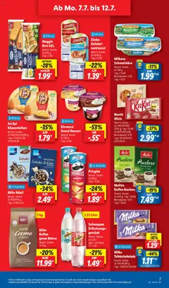 Lidl - Bremen - gültig ab dem 07.07.2025 | Seite: 11 | Produkte: Musli, Melitta kaffee, Schweppes, Schinken