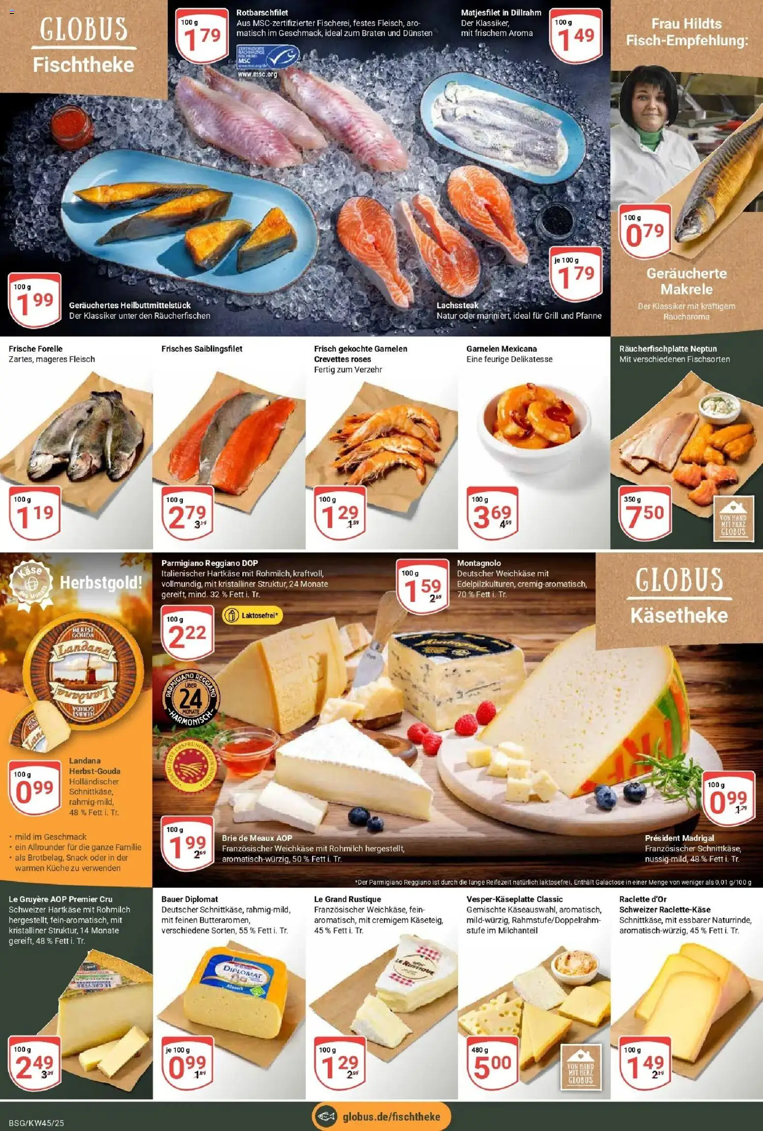 Globus prospekt Braunschweig	 – gültig ab 02.11.2025 | Seite: 9 | Produkte: Grill, Käse, Garnelen, Raclette