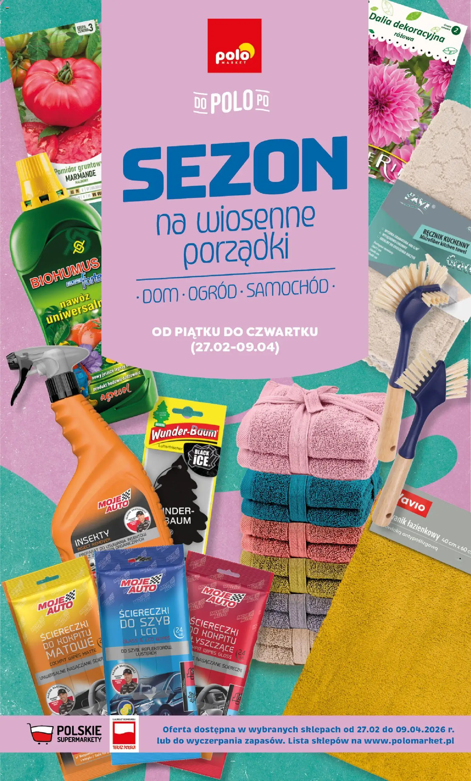POLOmarket Gazetka - Sezon na wiosenne porządki od 27.02.2026 | Strona: 1