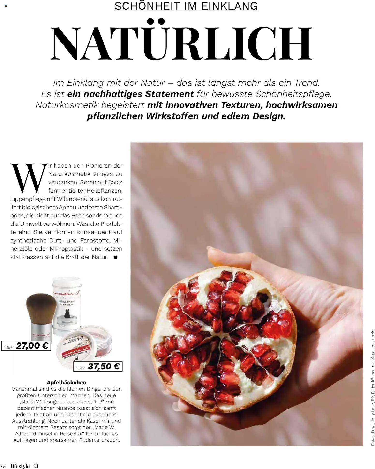 Müller Magazine Lifestyle 6/25 gültig ab 17.11.2025 | Seite: 32 | Produkte: Duft, Rouge, Pinsel
