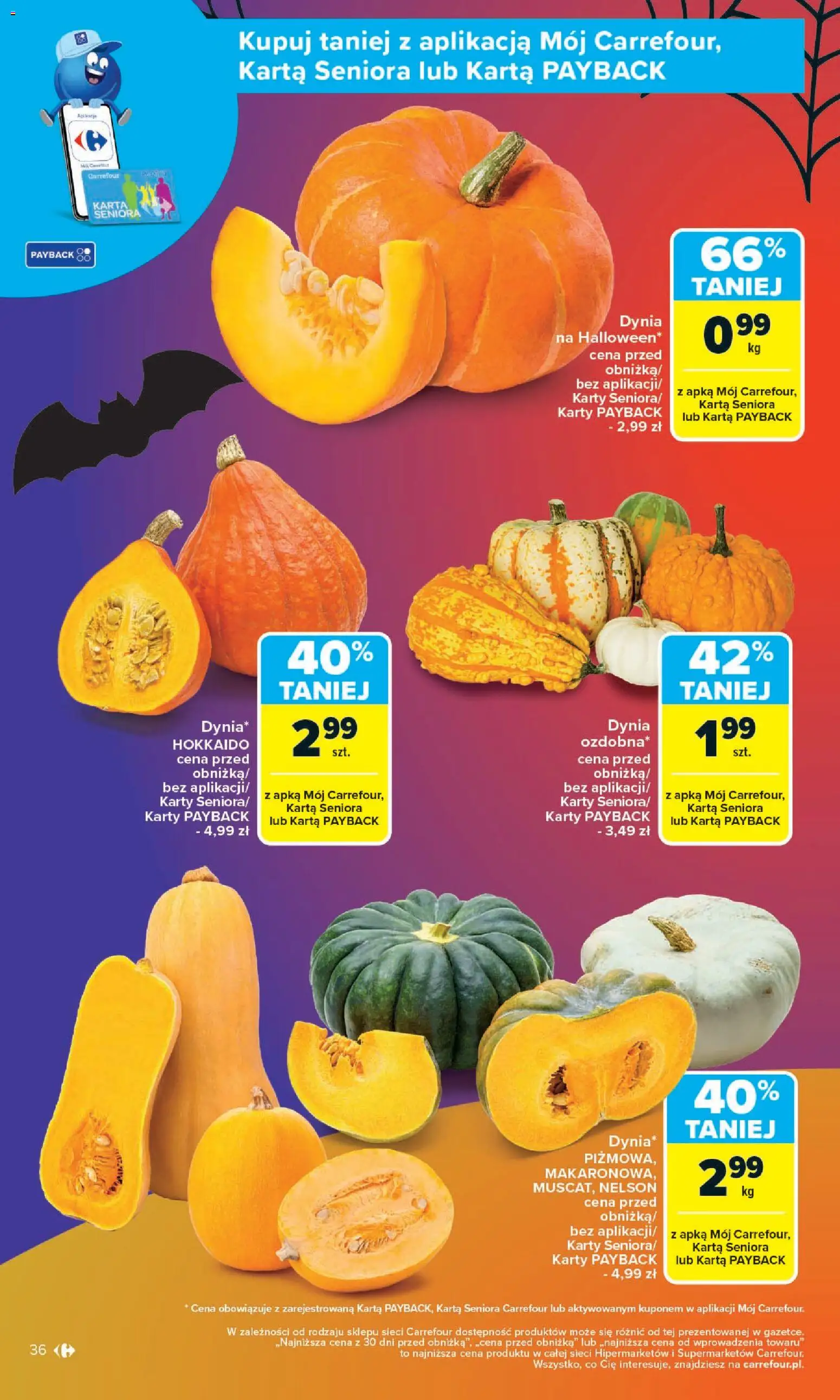 Carrefour Gazetka od 27.10.2025 | Strona: 38 | Produkty: Karta, Dynia