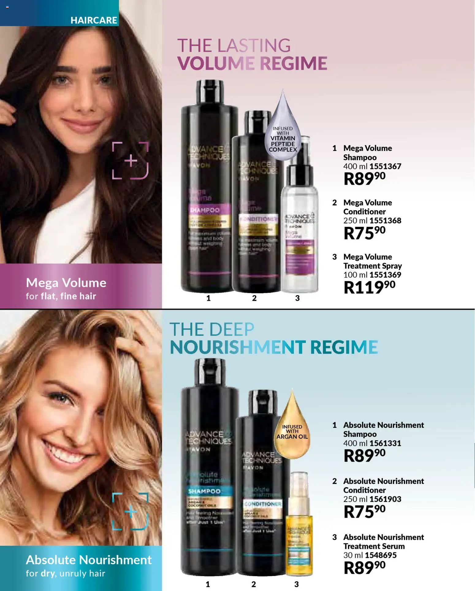 New Avon catalogue – valid from 01.12.2025 | Page: 166 | Products: Serum, Oil, Shampoo, Conditioner