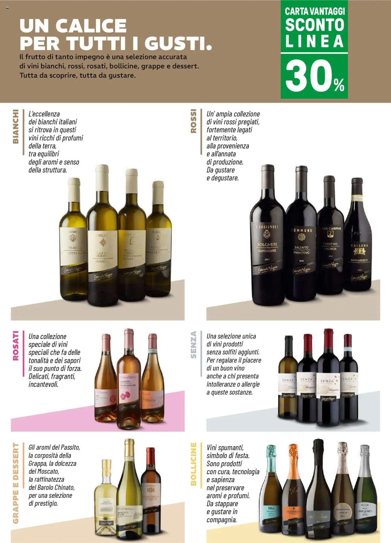 Volantino Iper del 13.10.2025 | Pagina: 3 | Prodotti: Calice, Vino