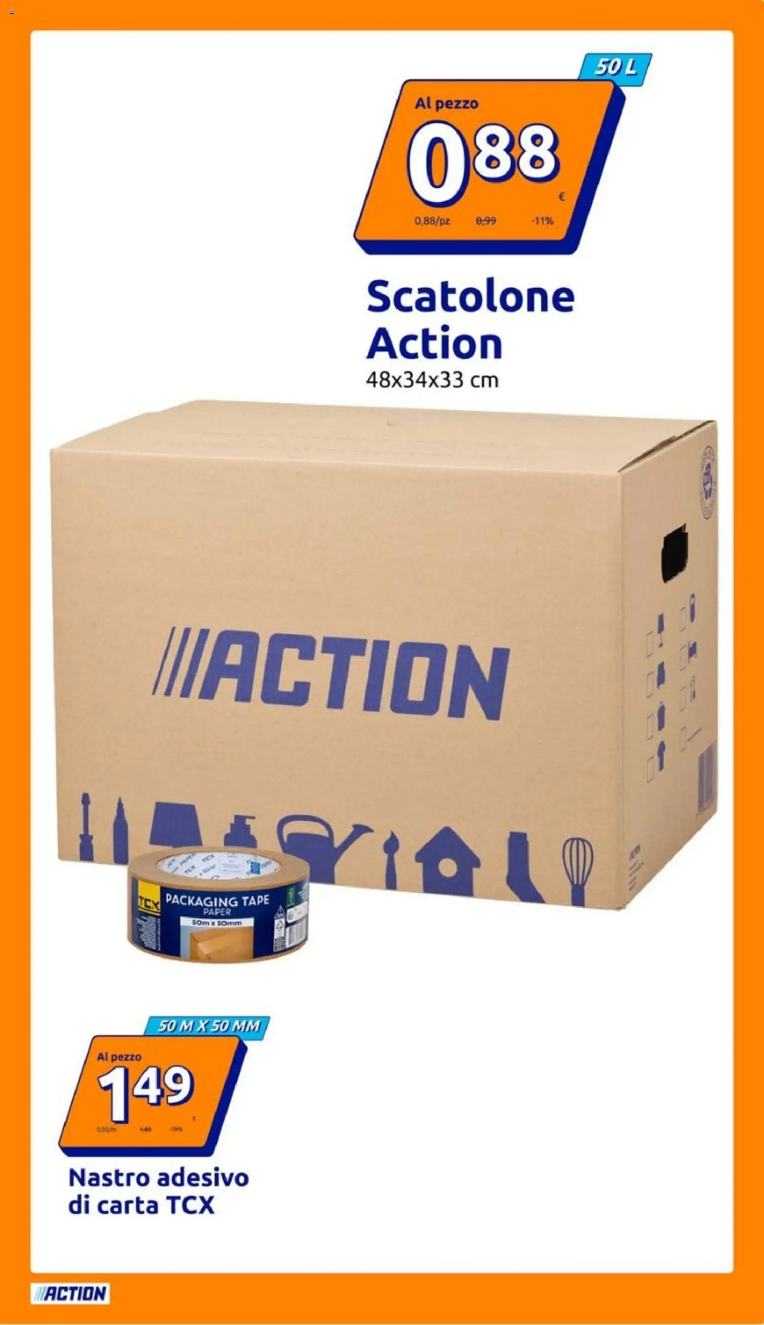 Volantino Action del 29.10.2025 | Pagina: 9 | Prodotti: Nastro adesivo