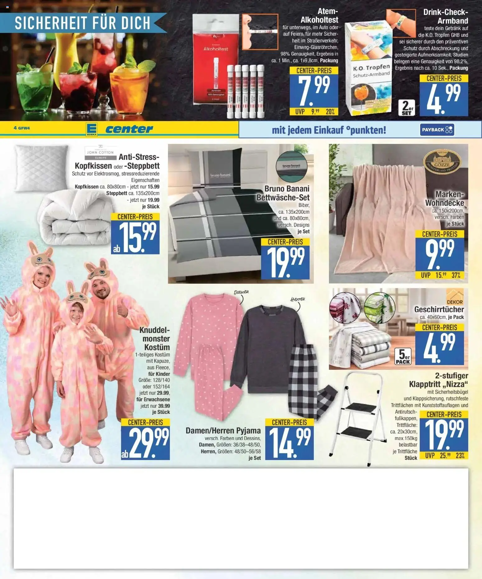 Edeka prospekt Augsburg-Göggingen	 – gültig ab 26.01.2026 | Seite: 15 | Produkte: Kopfkissen, Monster, Pyjama