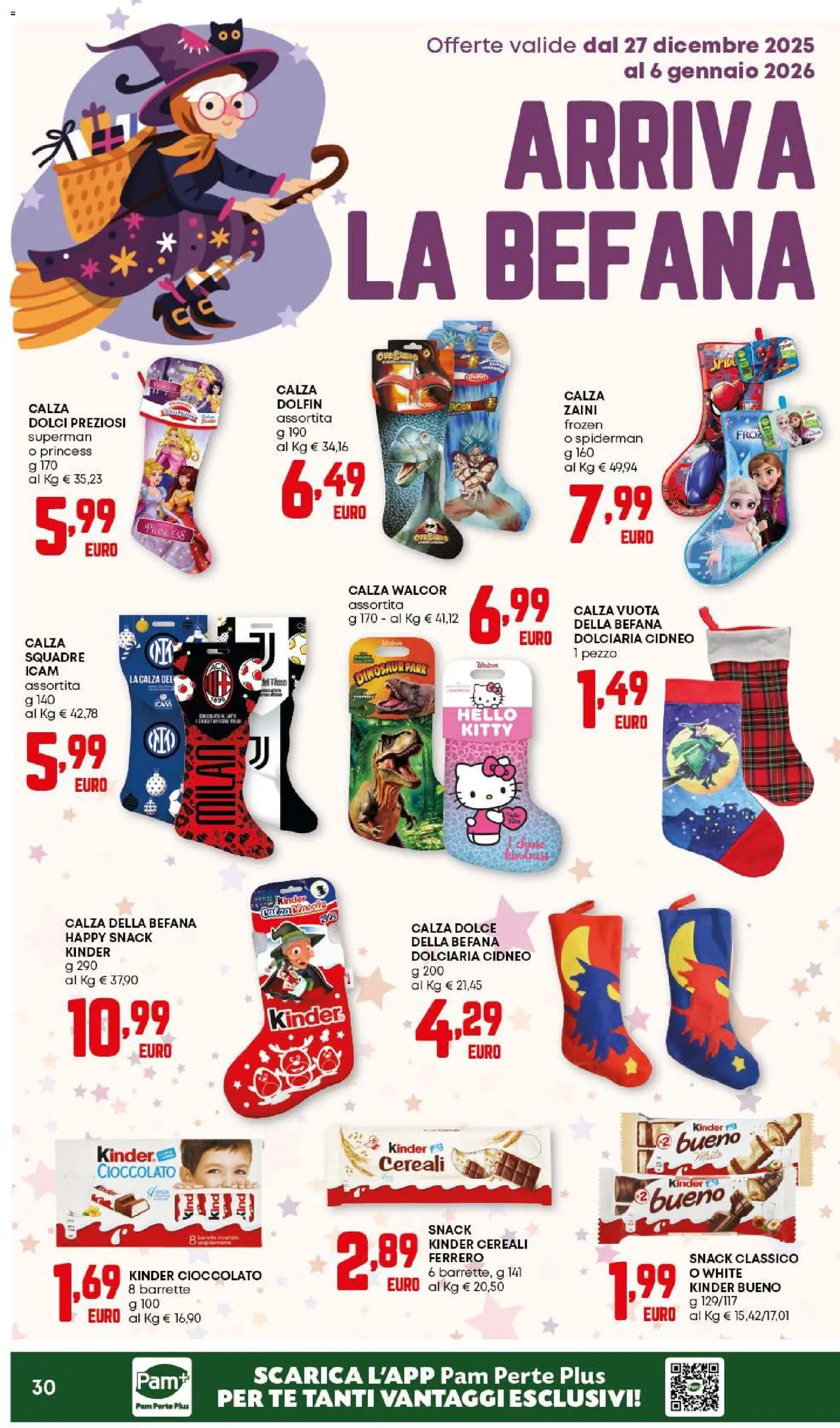 Volantino PAM del 18.12.2025 | Pagina: 30 | Prodotti: Cioccolato, Tè, Cereali