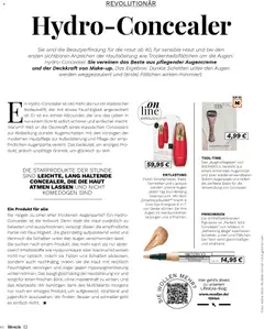 Hydro-Concealer, Beauty product for skin 40+, for sensitive skin and for the first visible signs of skin aging such as dryness wrinkles around the eyes. ab 01.01.2026 gültig | Seite: 40 | Produkte: Concealer, Fernseher