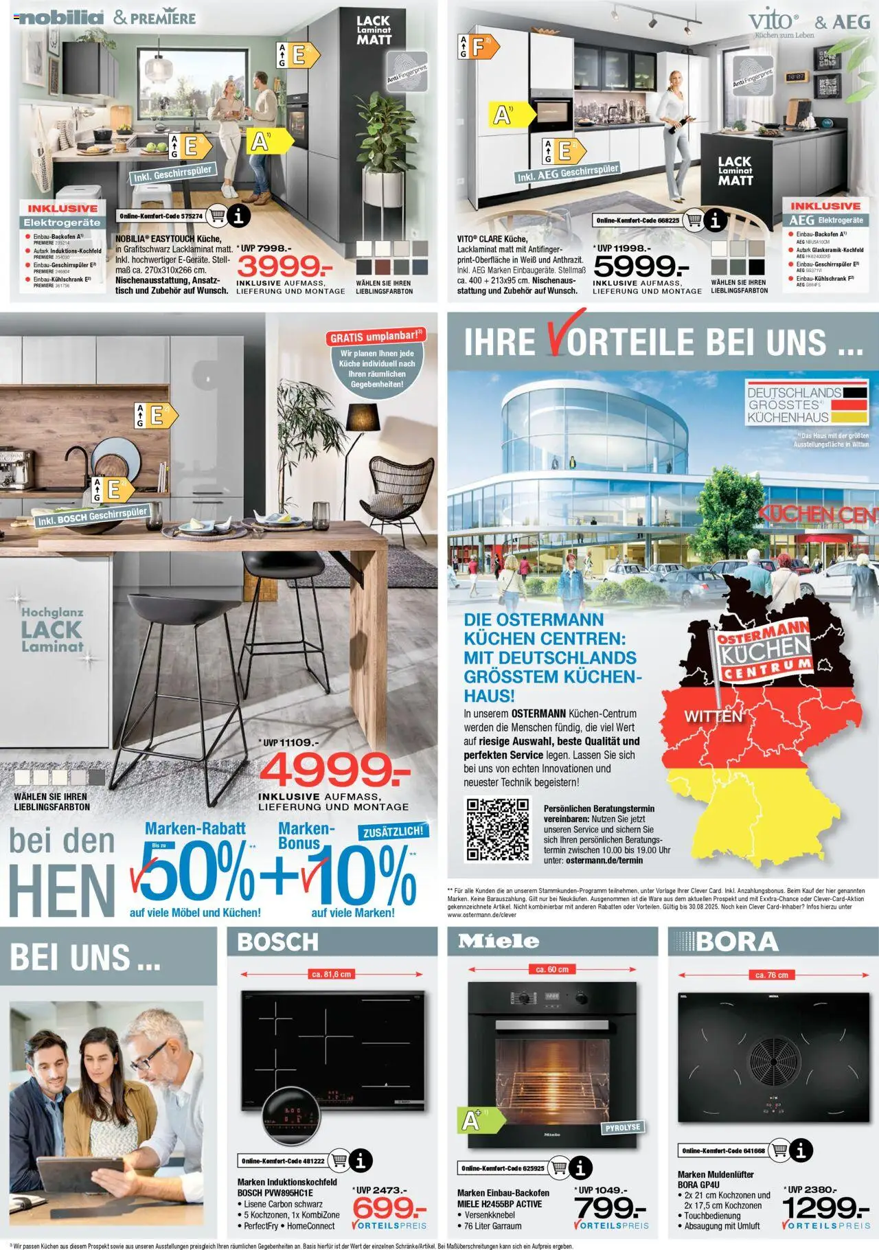 Ostermann Prospekt 	 - gültig ab dem 02.08.2025 | Seite: 11 | Produkte: Miele, Bosch, AEG, Kuchen
