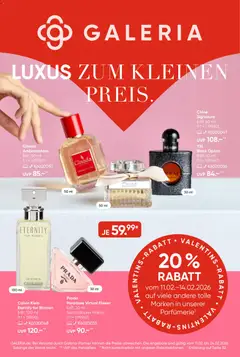 Galeria Karstadt Kaufhof Prospekt 	 ab 11.02.2026 gültig