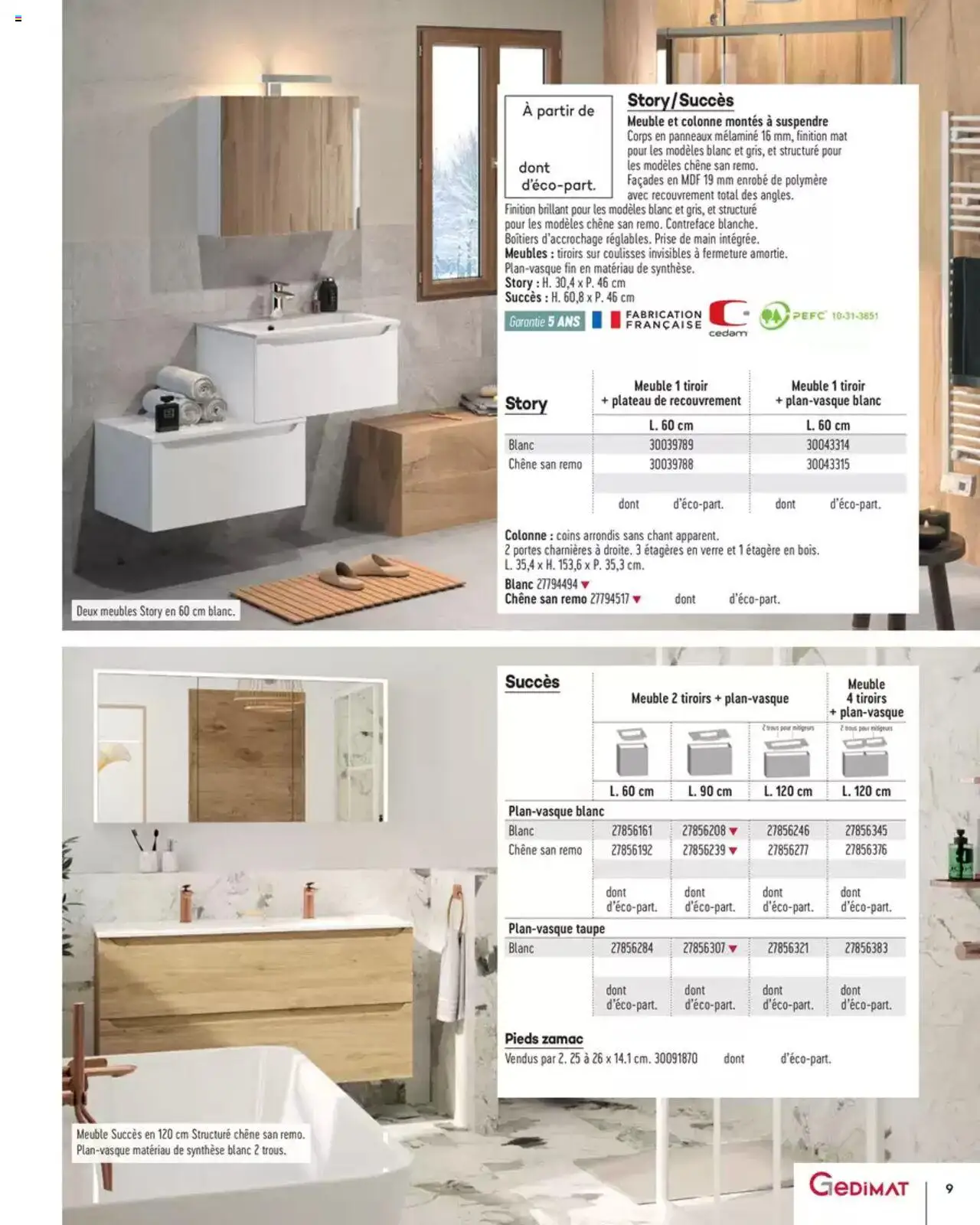  | Page: 9 | Produits: Plateau, Étagère, Prise, Portes