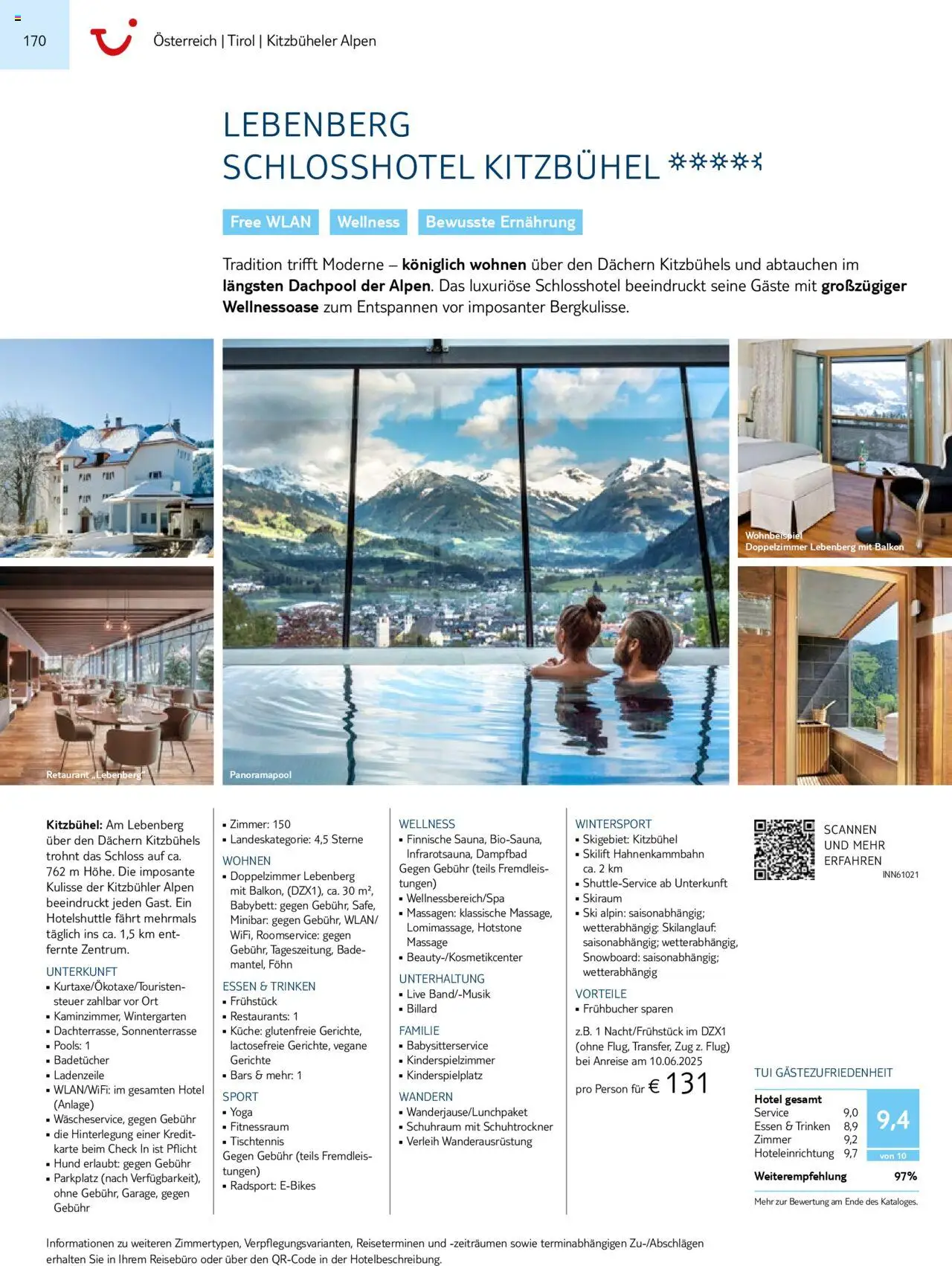 Aida - Urlaub mit eigener Anreise 2025/26 – gültig ab 01.11.2024 | Seite: 170 | Produkte: Babybett, Küche, Ski, Snowboard