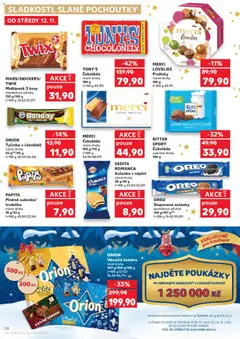 Náhled letáku MARS/SNICKERS/TWIX, Multipack 3 kusy čokoládové tyčinky 135 g/150 g od 12.11.2025 | Strana: 38 | Produkty: Twix, Ritter Sport, Sušenky, Milk chocolate