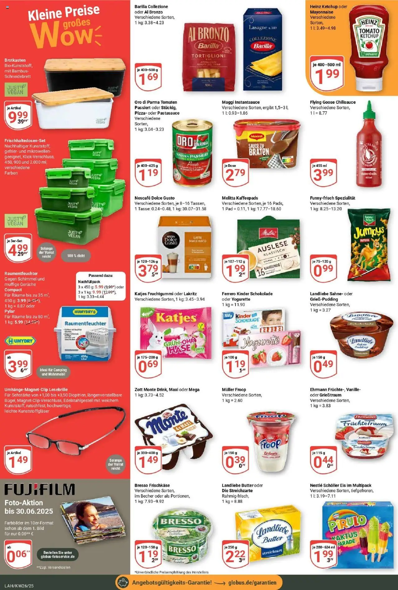 Globus prospekt Lahnstein	 - gültig ab dem 22.06.2025 | Seite: 6 | Produkte: Maggi, Schokolade, Landliebe butter, Tomaten
