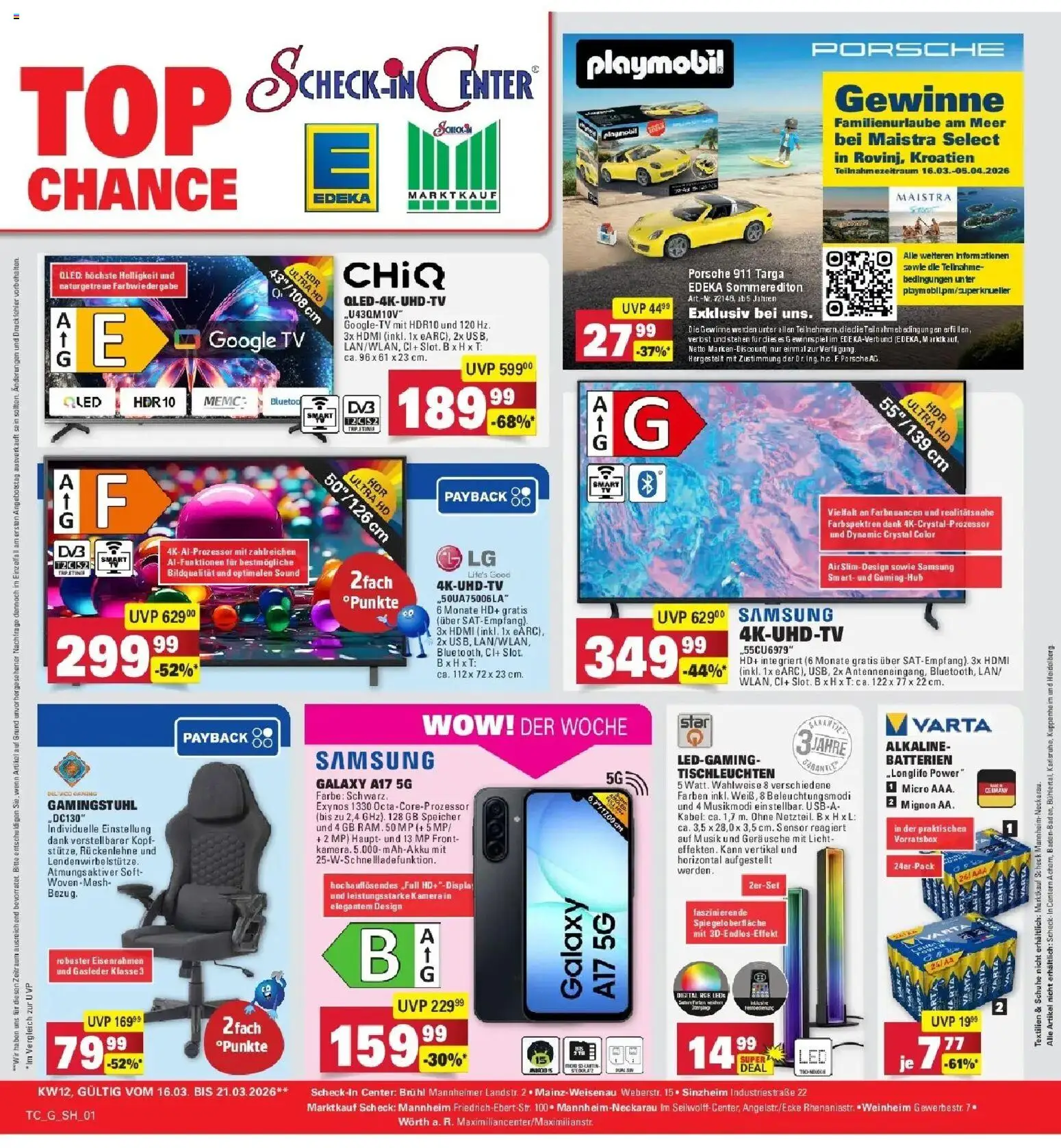 Angebote – gültig ab 16.03.2026 | Seite: 68 | Produkte: Kabel, Samsung, Gamingstuhl, TV