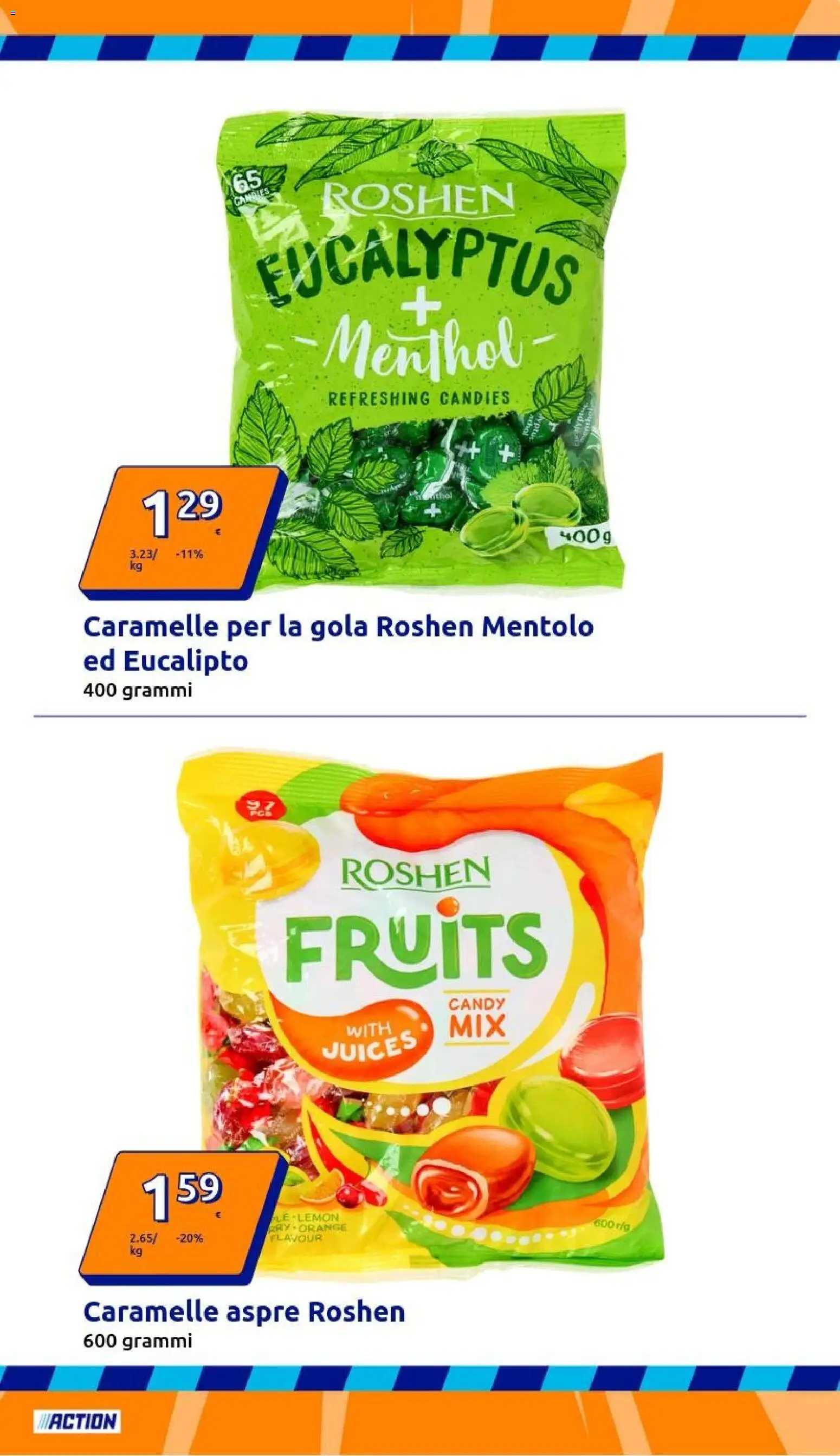 Volantino Action del 28.01.2026 | Pagina: 19 | Prodotti: Caramelle