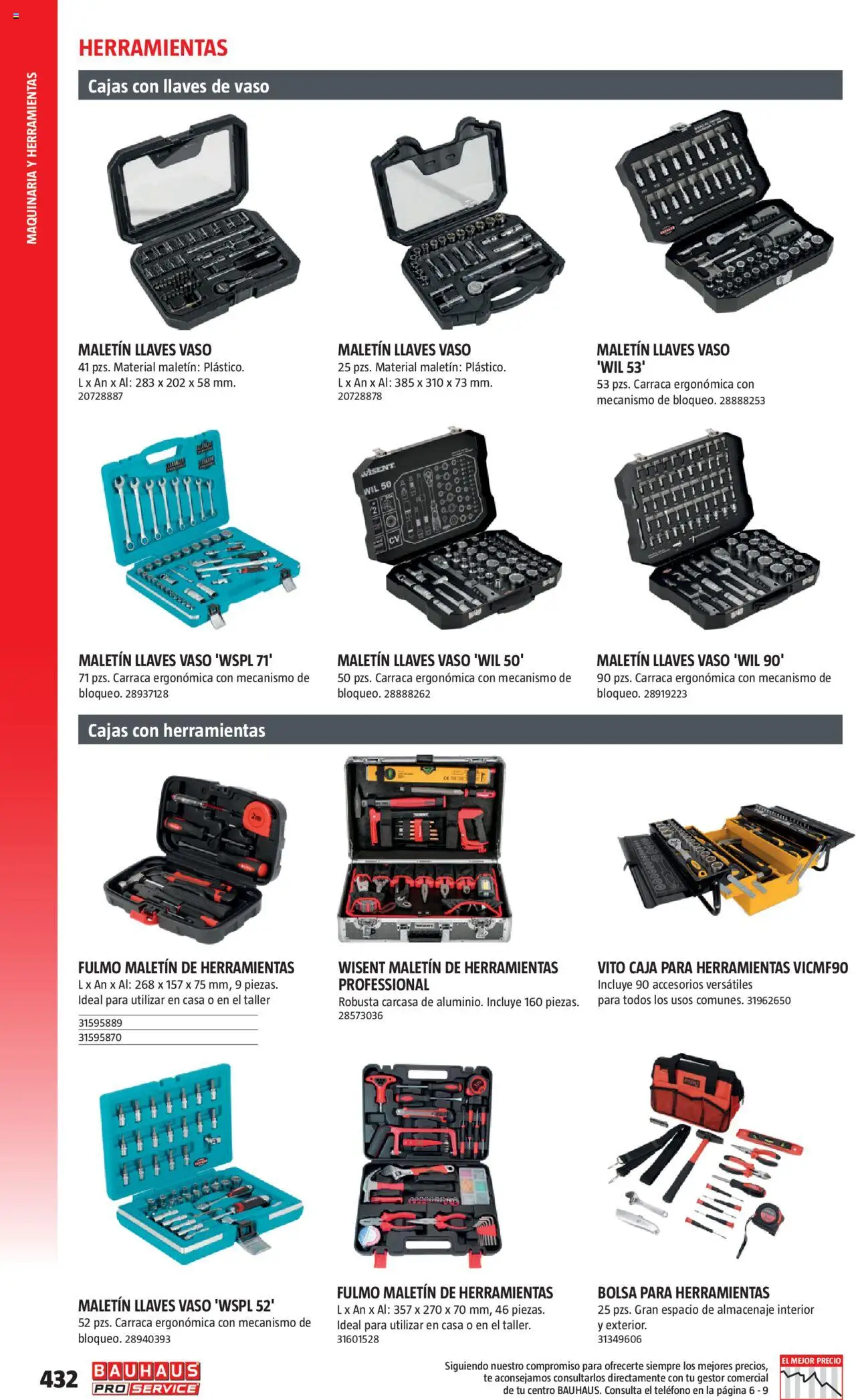 Bauhaus - ProService  │ válido desde el 24.02.2025 | Página: 432 | Productos: Té, Teléfono, Bolsa, Almacenaje