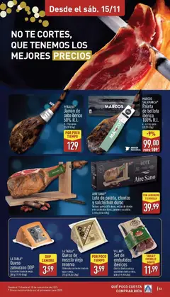 Vista previa LA TABLA® Queso zamorano DOP, Con leche cruda de oveja. 200 g válido desde el 10.11.2025 | Página: 53