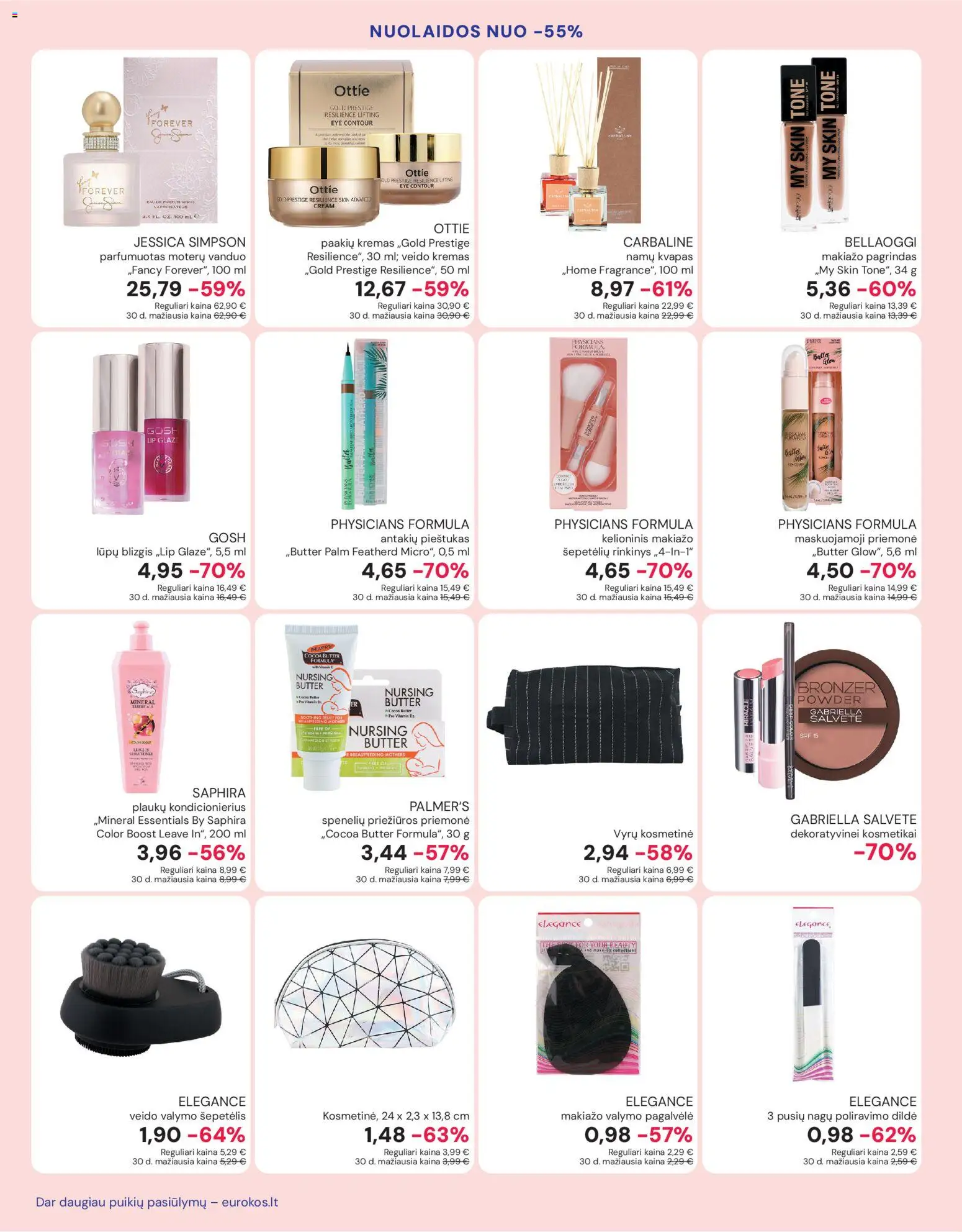 Eurokos akcijos nuo 02.01.2026 | Puslapis: 4 | Prekių: Šepetėlis, Kondicionierius, Plaukų kondicionierius, Kremas