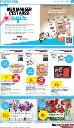 Intermarché - Prévisualisation de COLESLAW CHOUX BLANC, CAROTTES ET OIGNONS MONIQUE RANOU, sauce douce 300 g - 3,33 € le kg valide à partir de 07.10.2025 | Page: 15 | Produits: Carottes, Viande, Oignons, Viande bovine
