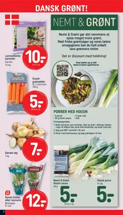 Dansk porre, Pr. stk. gyldig fra 19.04.2026 | Side: 4 | Produkter: Kartofler, Løg, Porrer, Salt