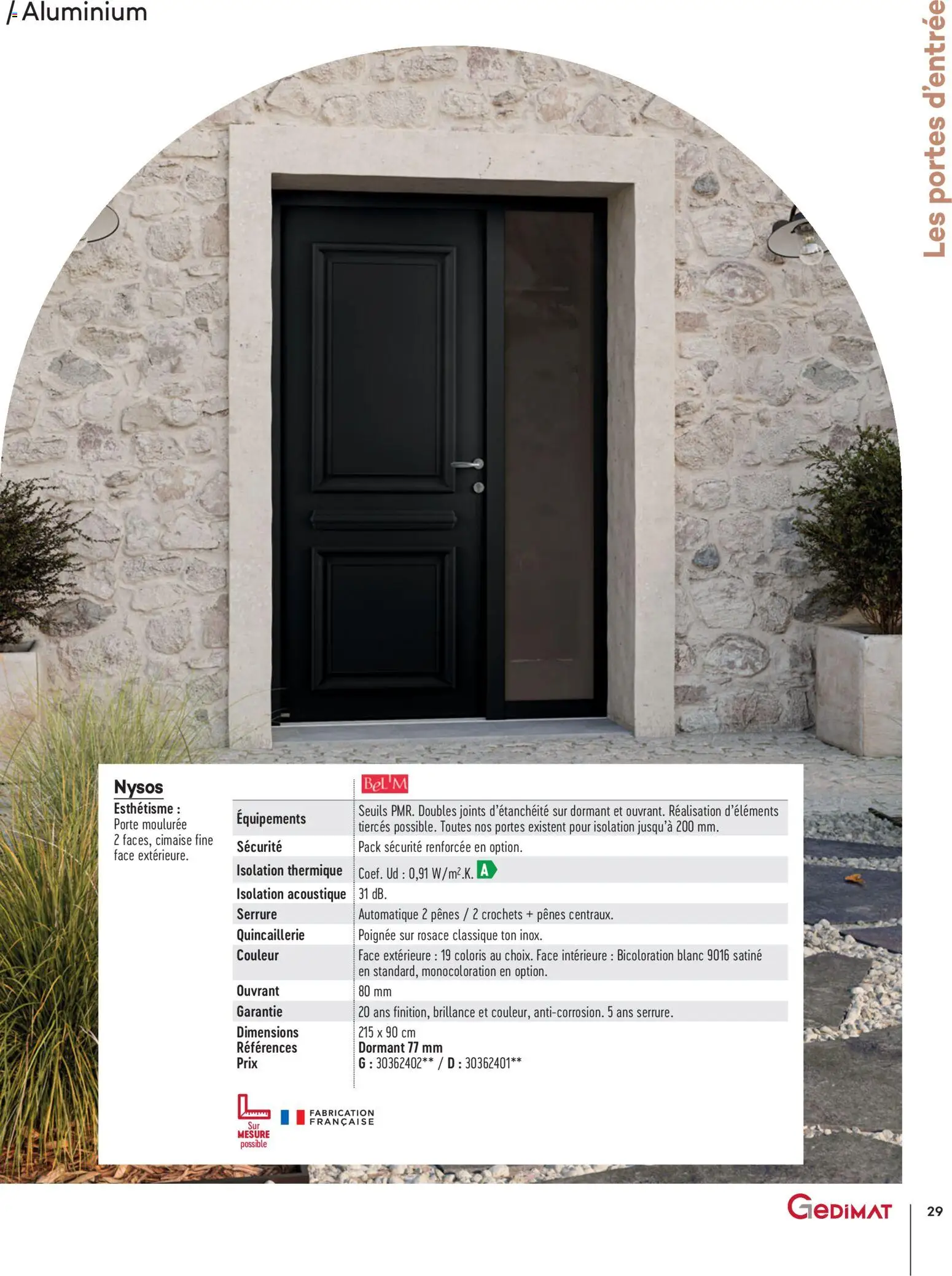 {H1} | Page: 29 | Produits: Porte, Portes