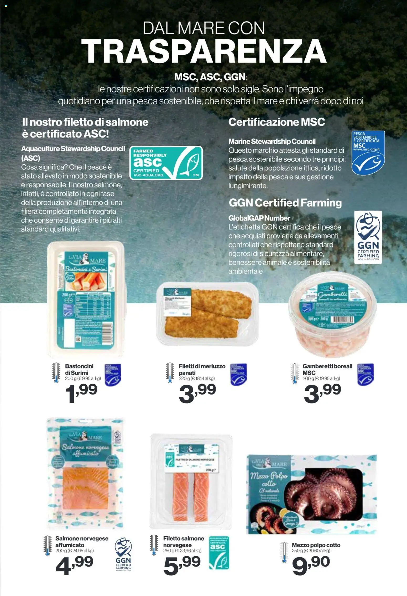 Volantino IN's del 22.04.2026 | Pagina: 11 | Prodotti: Merluzzo, Il pesce, Surimi, Pesca