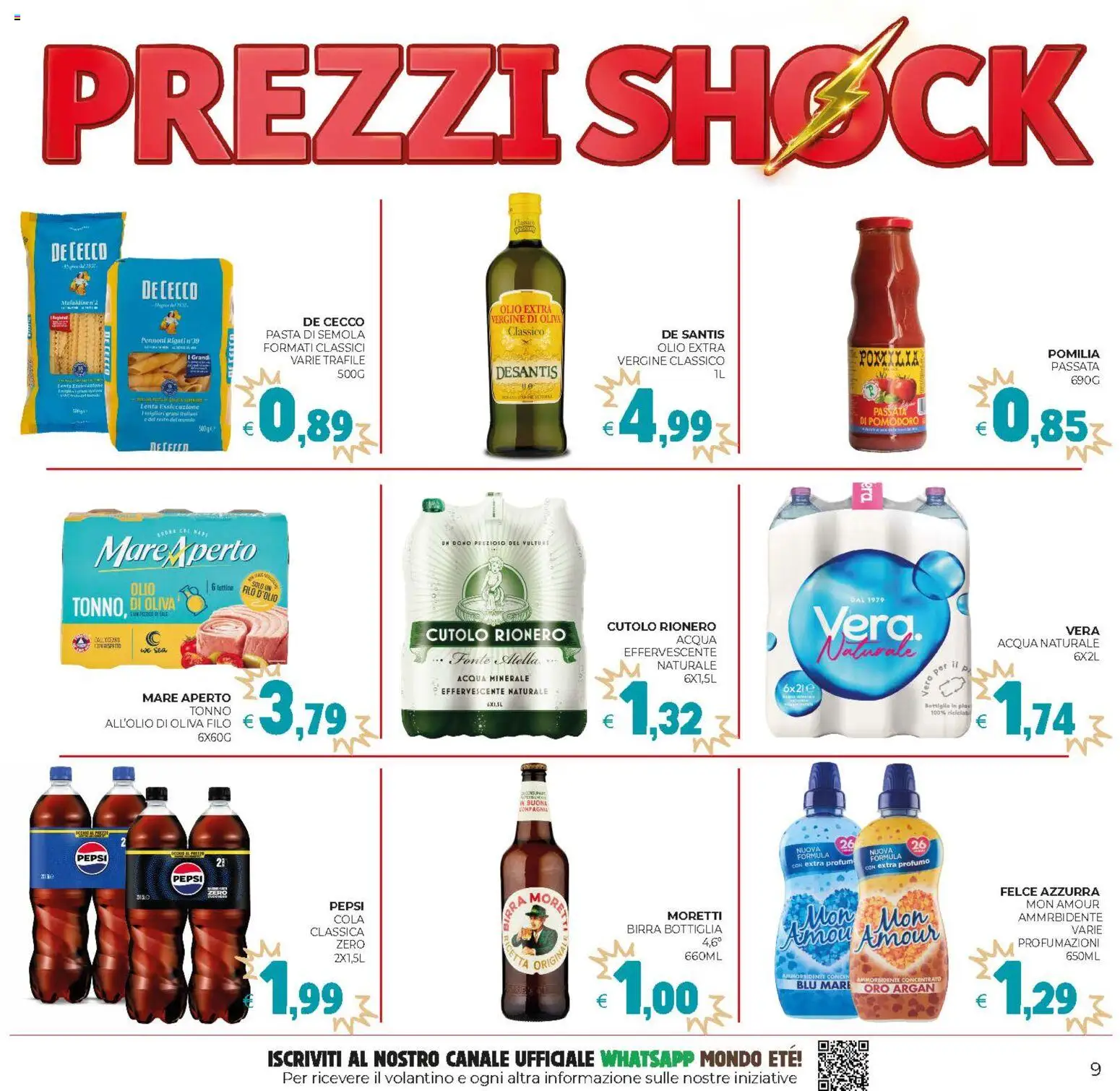 Volantino Eté del 02.12.2025 | Pagina: 9 | Prodotti: Birra, Acqua minerale, Pepsi, Profumo