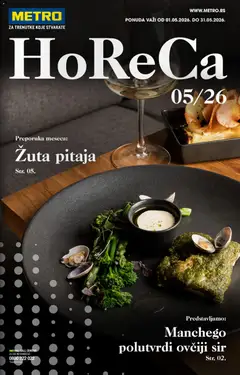 Metro katalog Horeca - pregled Metro kataloga - važi od 01.05.2026