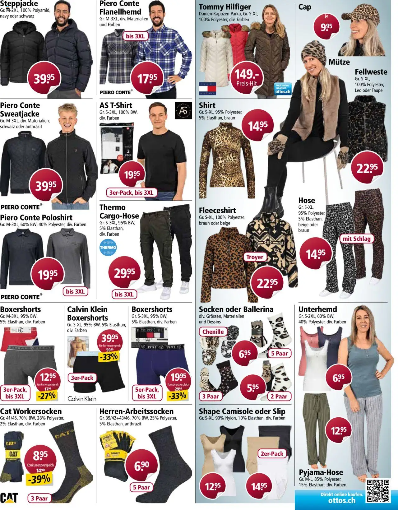 Otto's Aktionen – gültig ab 08.10.2025 | Seite: 7 | Produkte: Unterhemd, Steppjacke, Hose, Slip