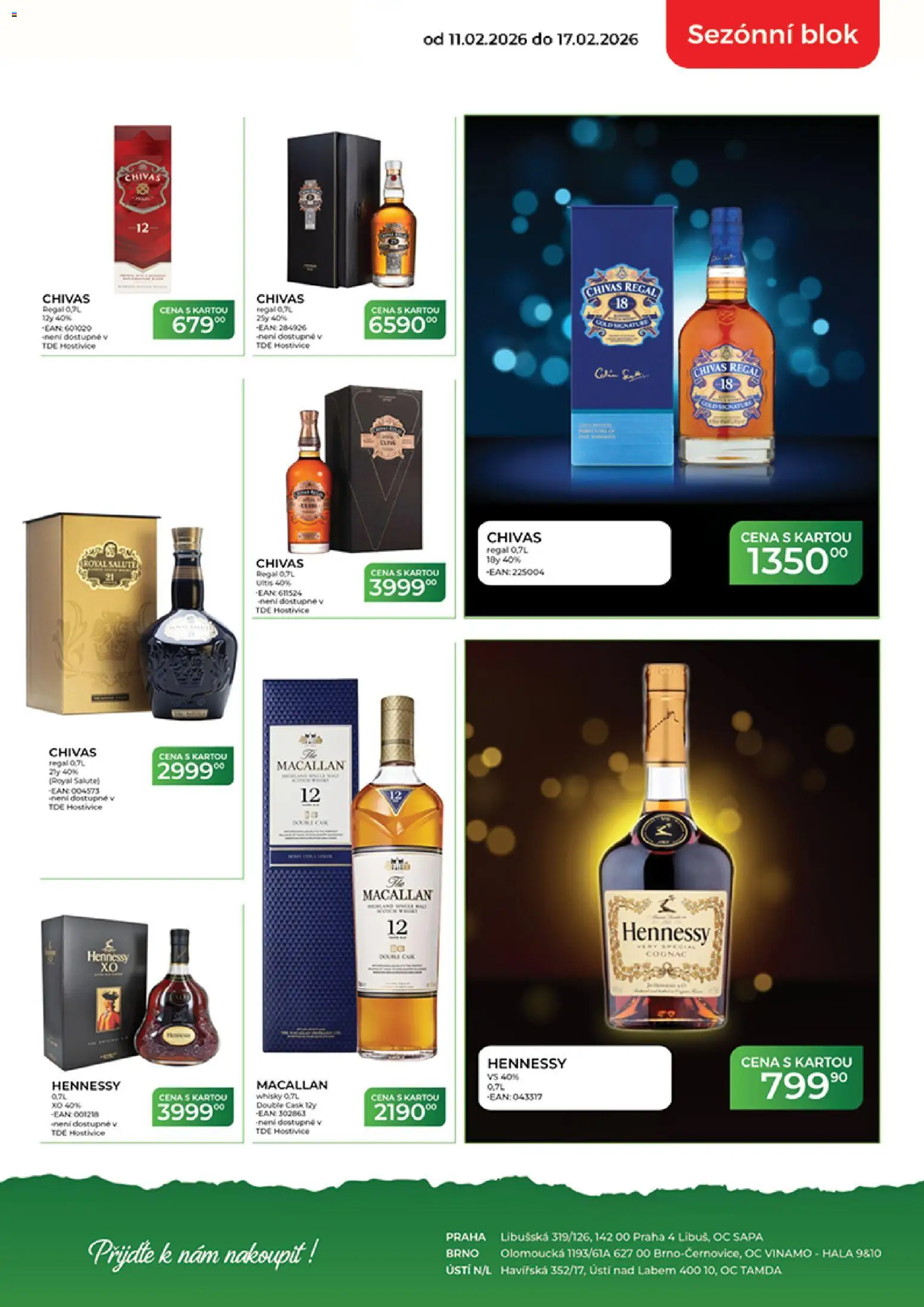 Tamda Foods leták od 11.02.2026 | Strana: 7 | Produkty: Chivas, Hennessy cognac, Chivas Regal, Hennessy