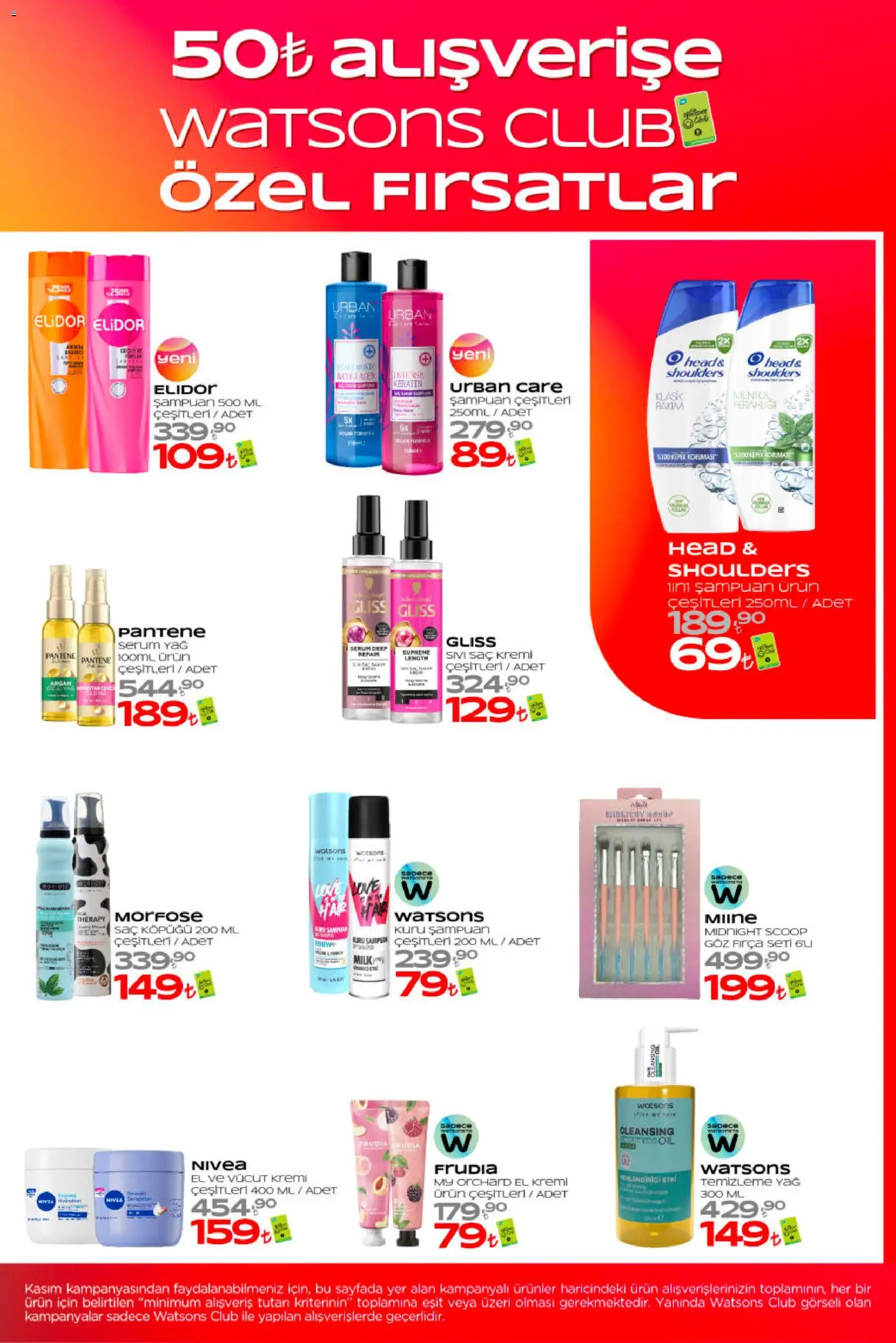 Watsons Katalog - 31.10.2025 tarihinden itibaren geçerlidir | Sayfa: 3 | Ürünler: Şampuan, Fırça, Kuru şampuan, Yağ