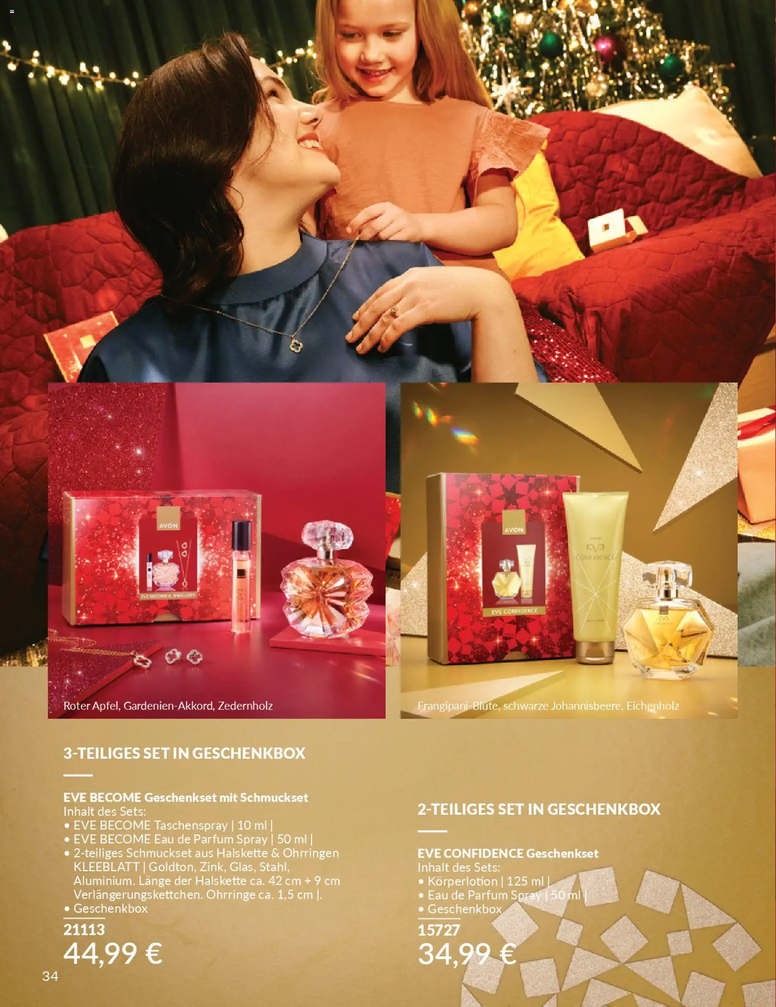 AVON Katalog Dezember 2025 – gültig ab 01.12.2025 | Seite: 36 | Produkte: Parfüm, Körperlotion, Eau de Parfum