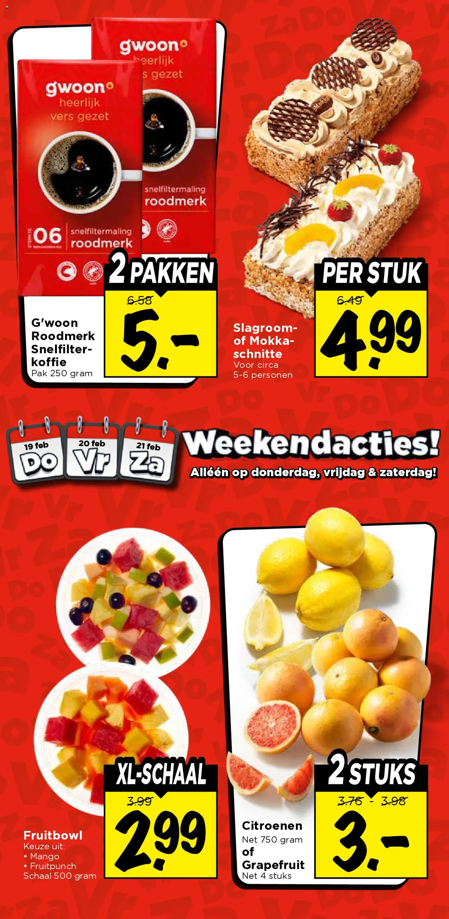 {H1} | Pagina: 3 | Producten: Grapefruit, Koffie, Slagroom, Mango