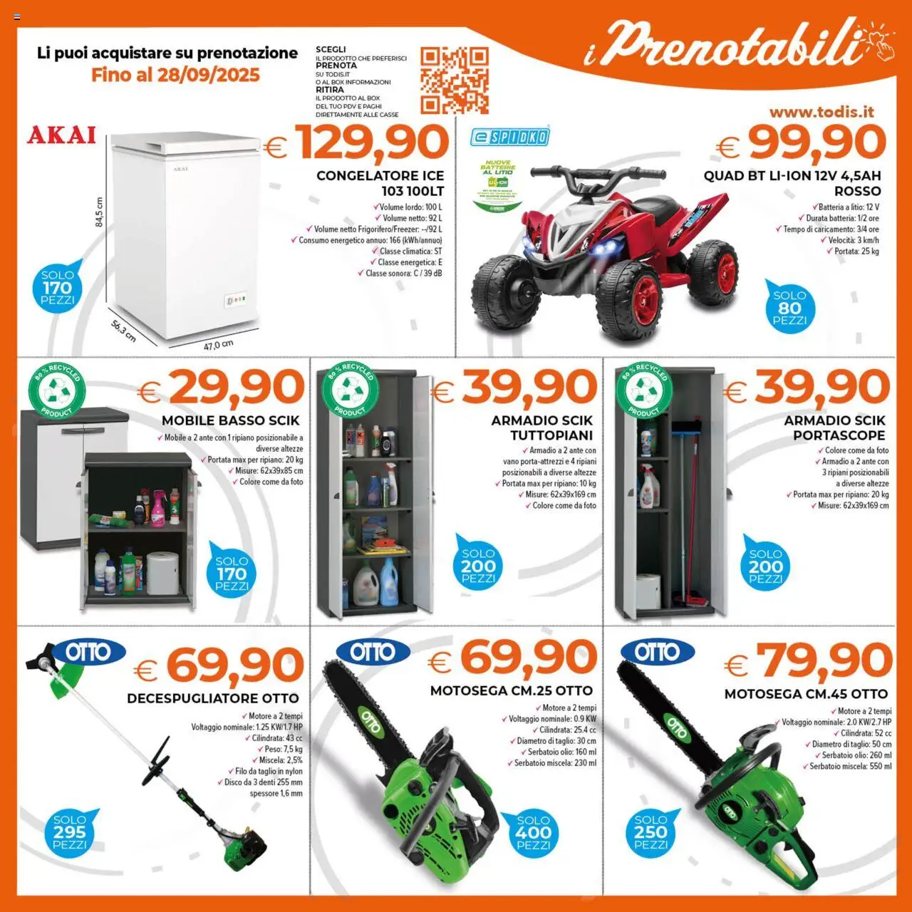 Volantino Todis del 18.09.2025 | Pagina: 27 | Prodotti: Ripiano, Mobile, Armadio, Batterie