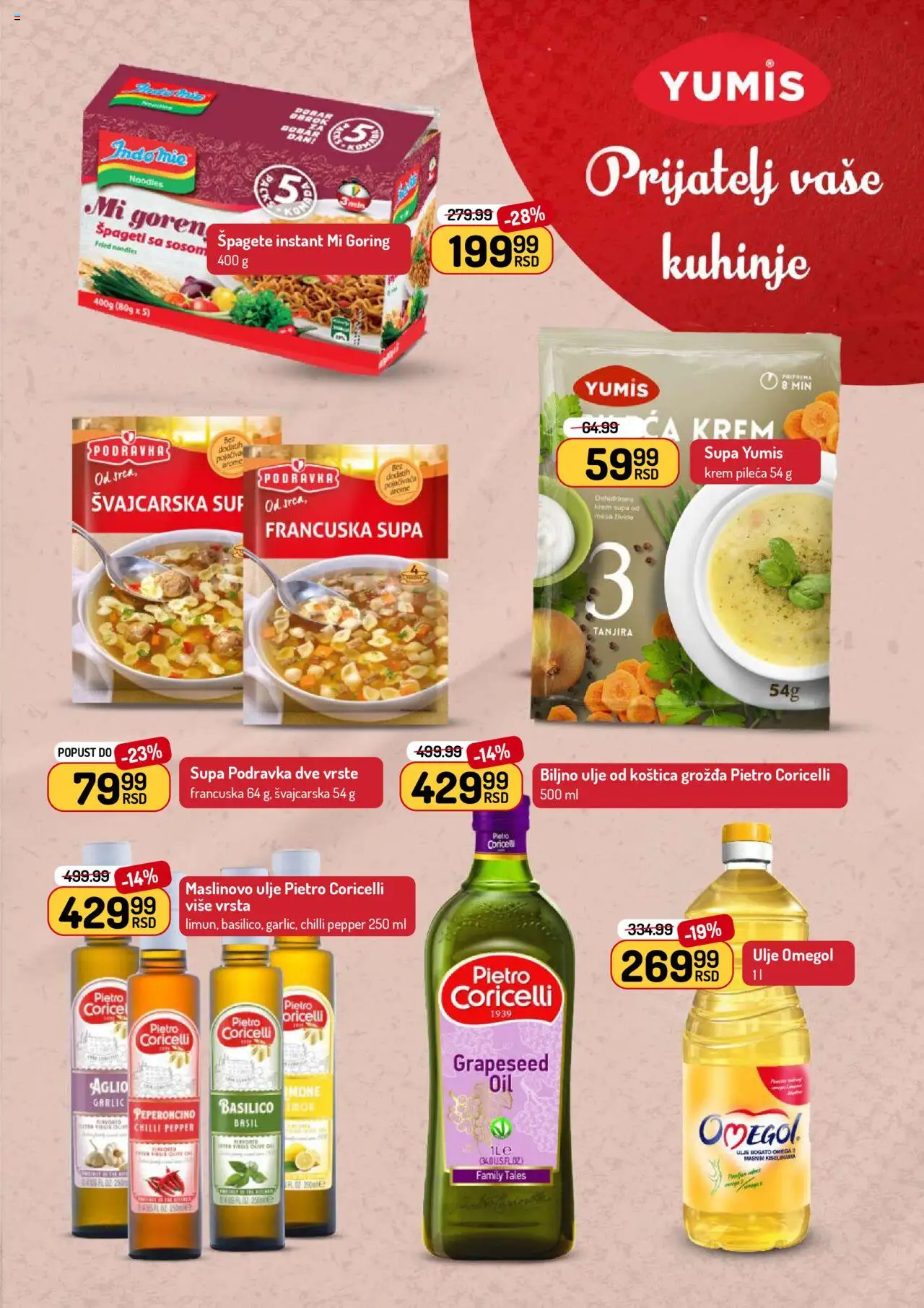 Aman katalog - važi od 21.07.2025 | Strana: 19 | Proizvode: Podravka, Špageti, Ulje, Maslinovo ulje