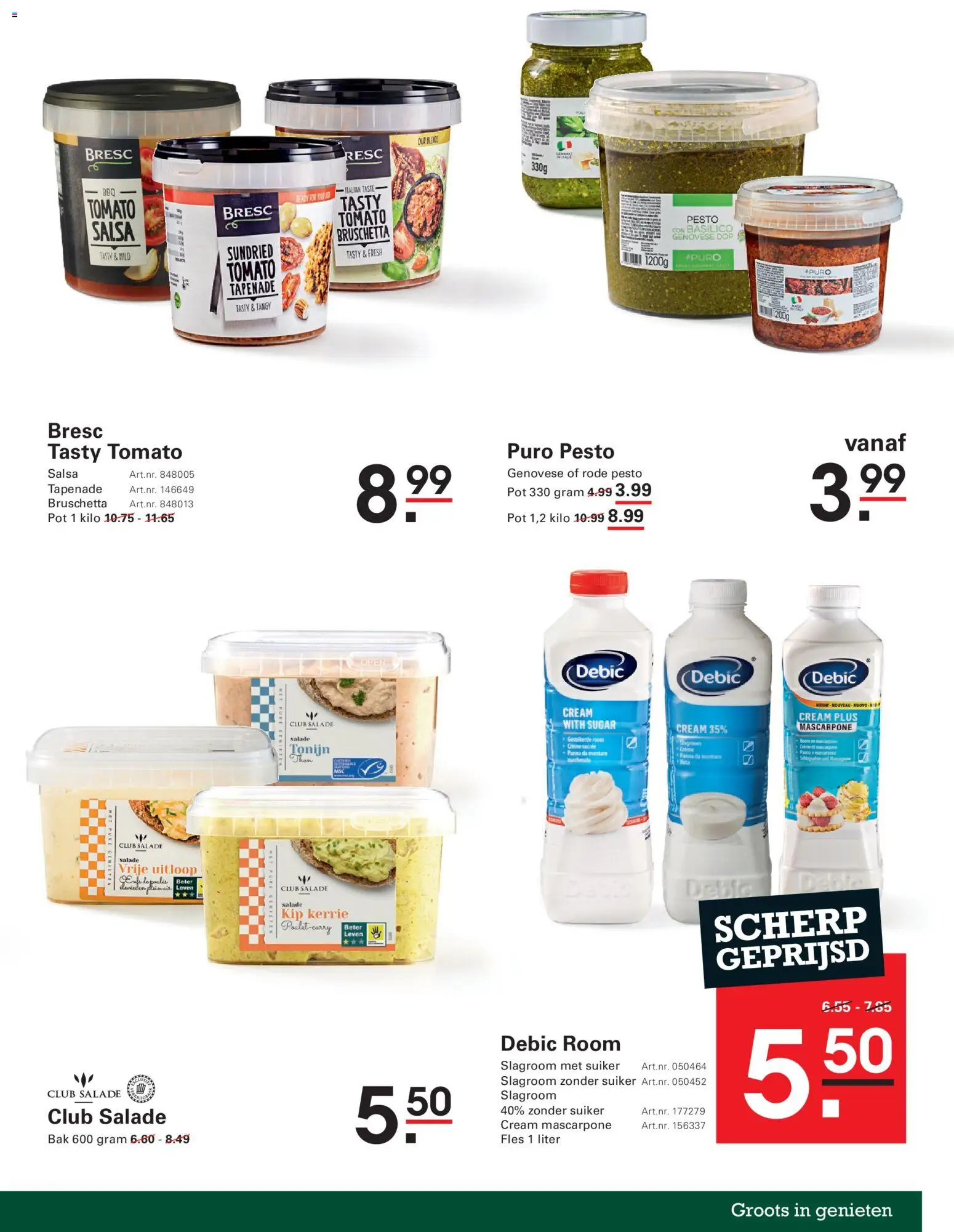 {H1} | Pagina: 35 | Producten: Waffelini, Pot, Fles, Tonijn