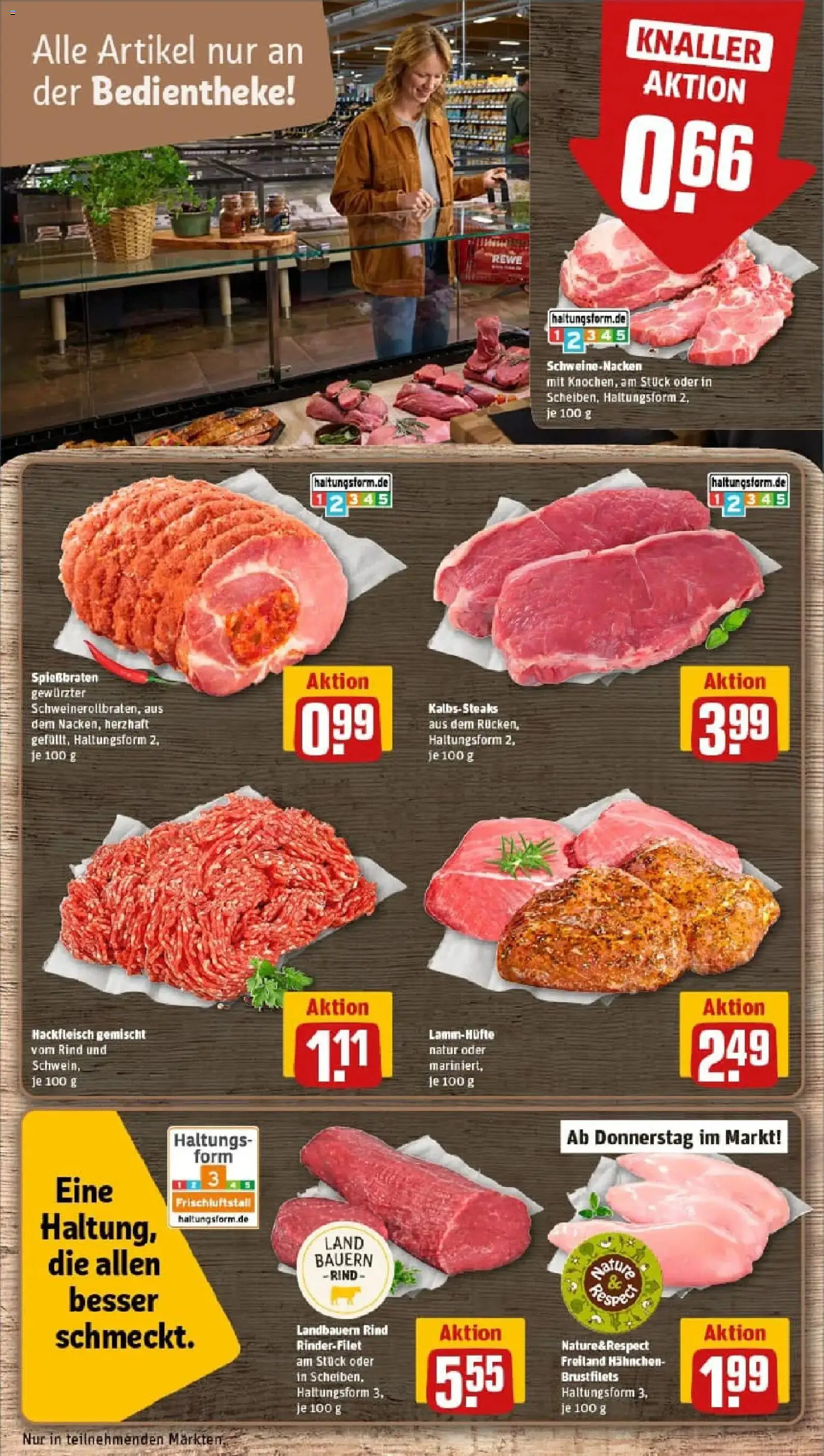 Rewe prospekt Eichstetten Am Kaiserstuhl	 – gültig ab 18.01.2026 | Seite: 12 | Produkte: Hahnchen, Rinderfilet, Hackfleisch