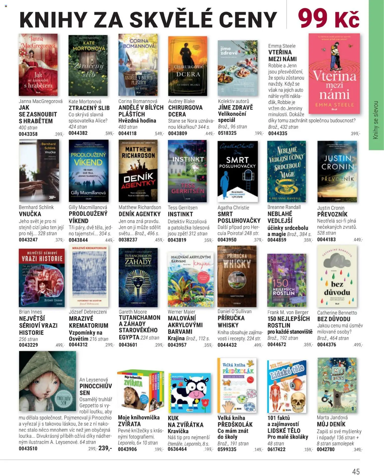 Luxor leták od 01.03.2026 | Strana: 45 | Produkty: Kniha, Whisky, Loutka