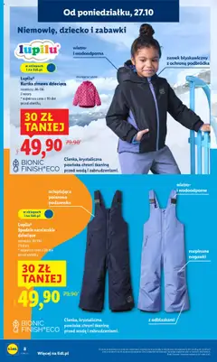 Pogląd oferty "Lidl Katalog" - ważna od 27.10.2025 | Strona: 12 | Produkty: Kurtka, Spodnie, Woda