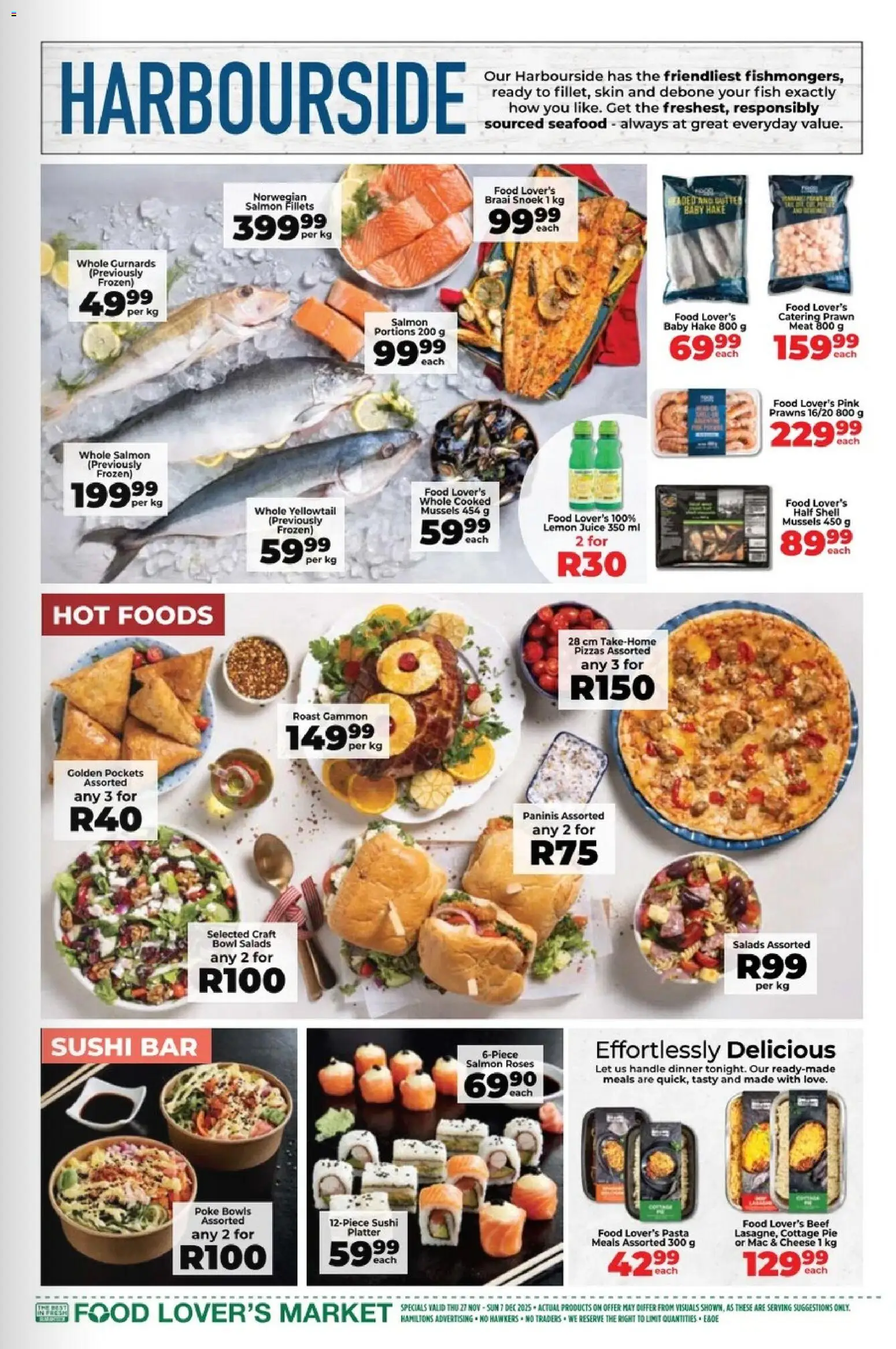 New Food Lover's Market catalogue – valid from 27.11.2025 | Page: 7 | Products: Juice, Beef, Pasta, Lemon