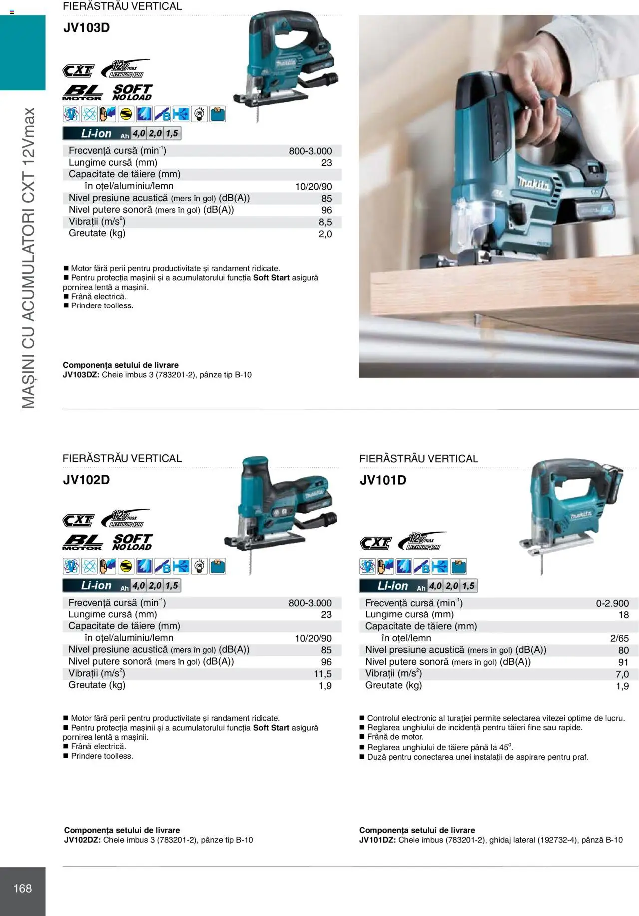 Noul catalog Makita – valabil de la 08.01.2025 | Pagină: 168