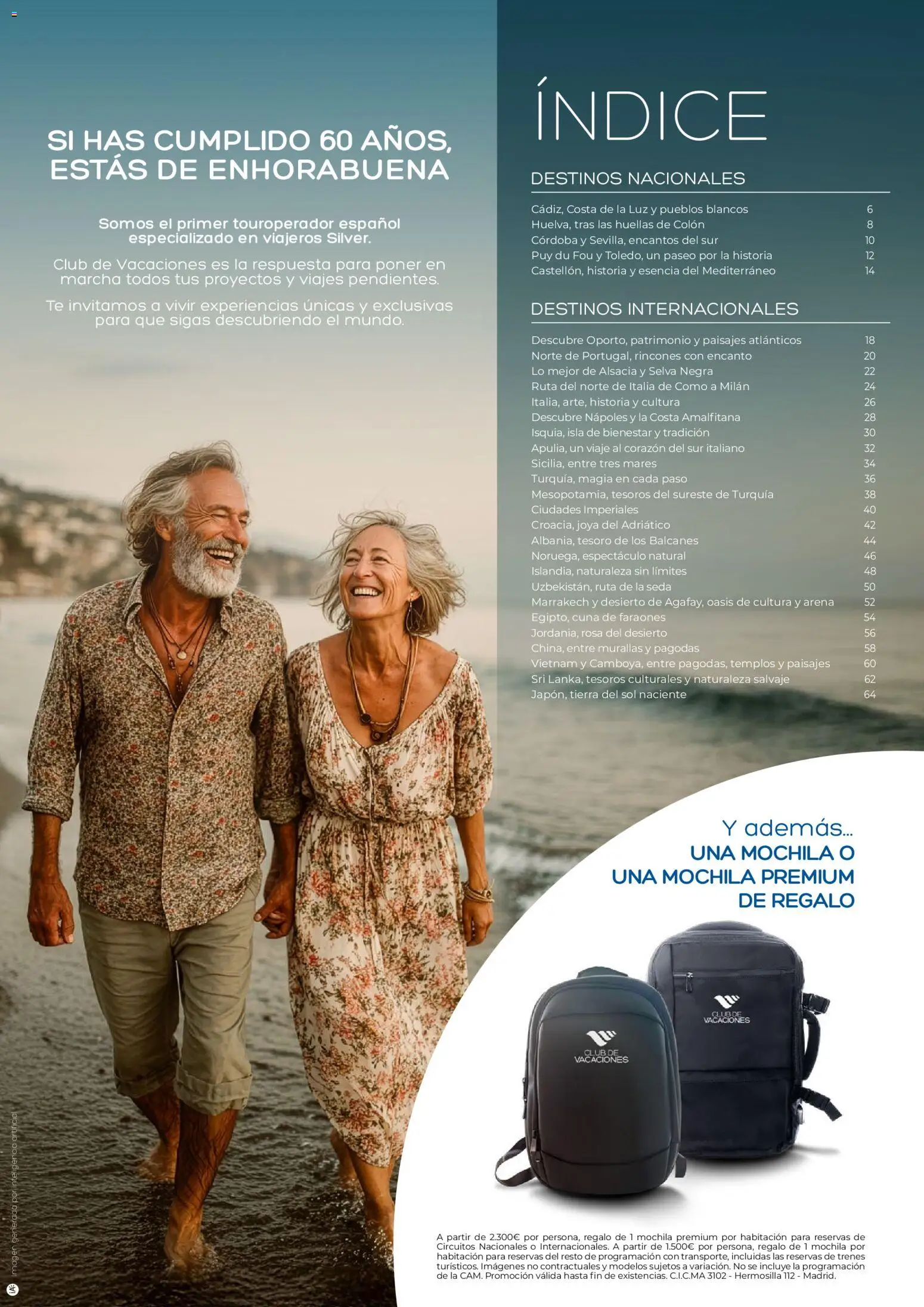 Viajes El Corte Inglés Adineko genérico │ válido desde el 01.02.2026 | Página: 2 | Productos: Mochila, Té, Cuna