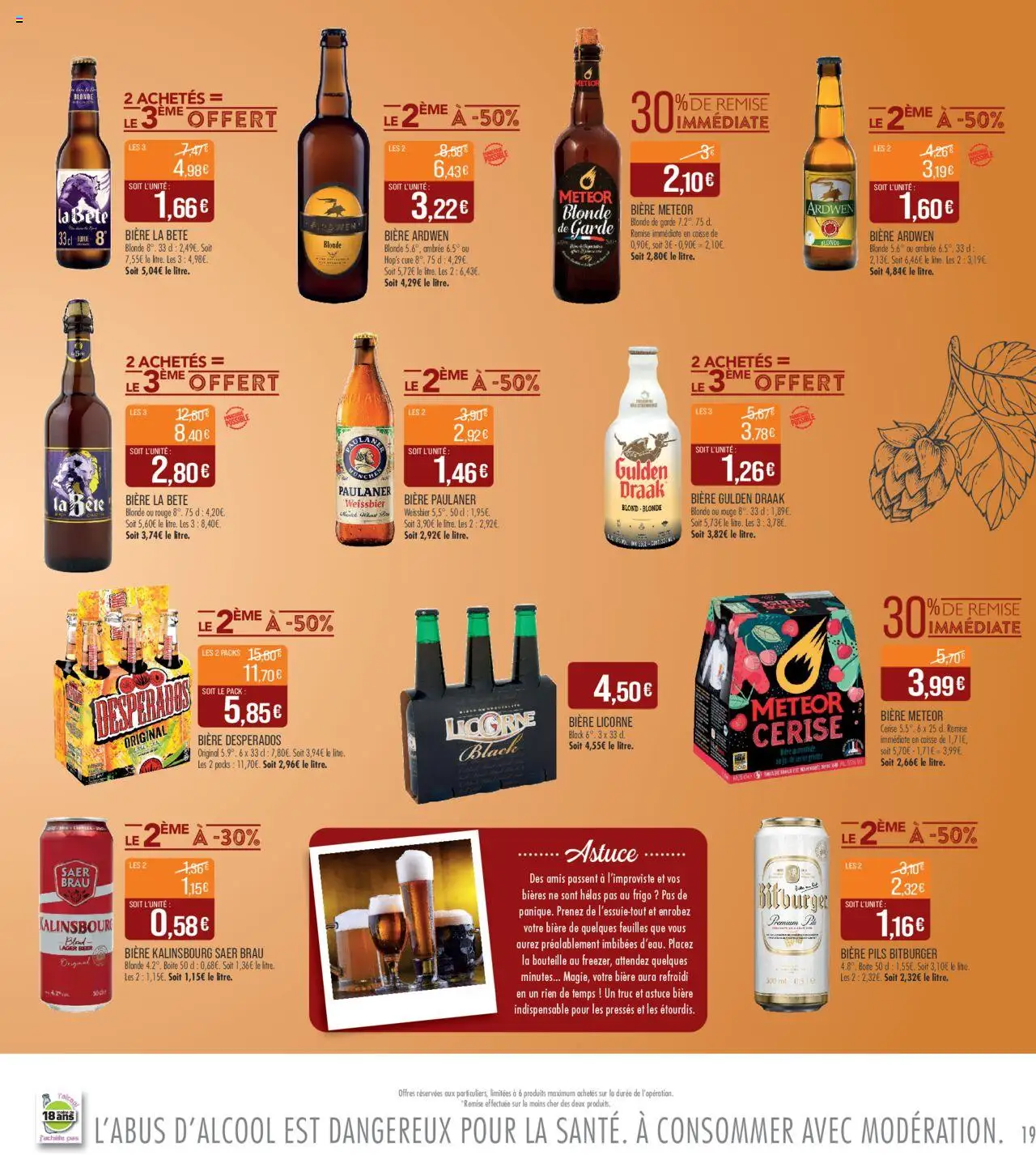  | Page: 19 | Produits: Desperados, Frigo, Bière, Crème