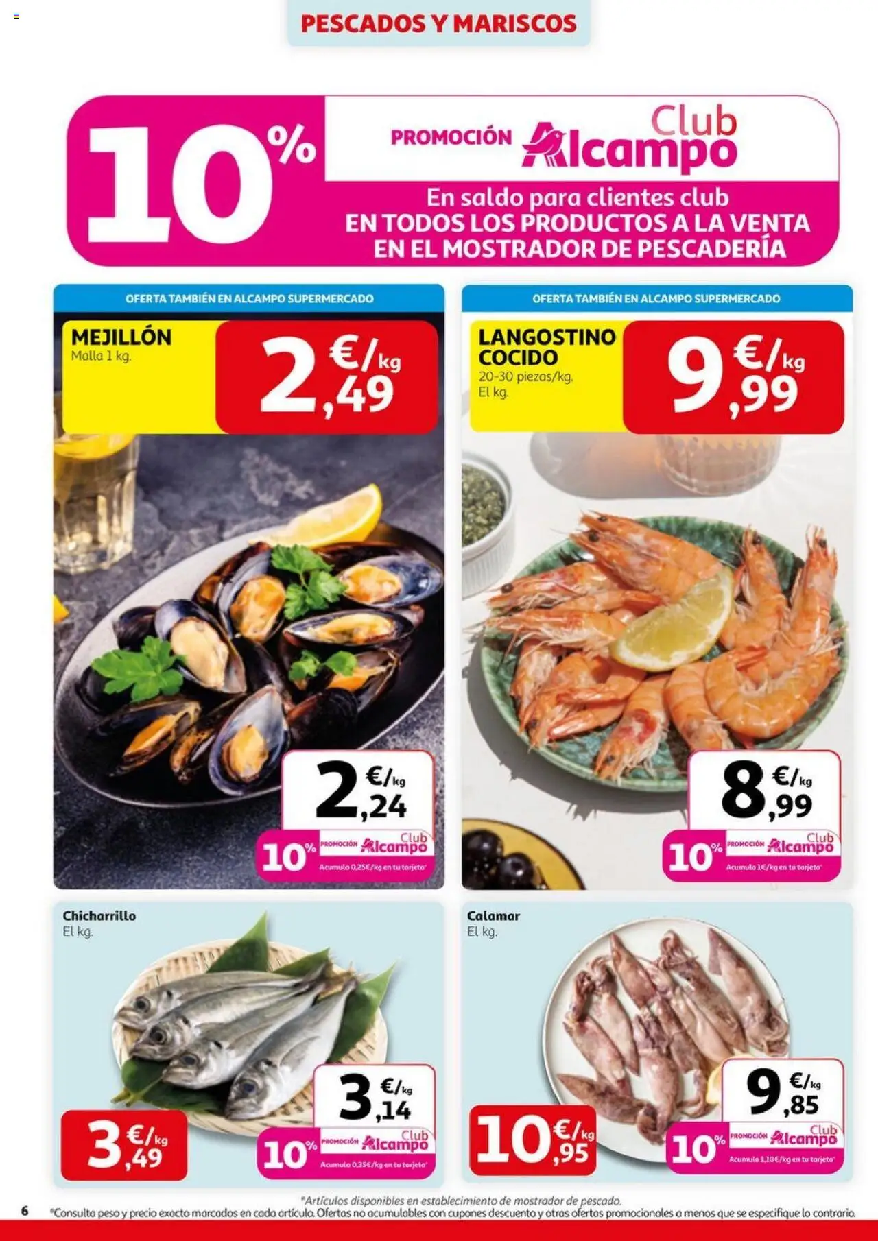 Alcampo - HG Madrid Unificado │ válido desde el 11.09.2025 | Página: 6 | Productos: Peso, Langostino