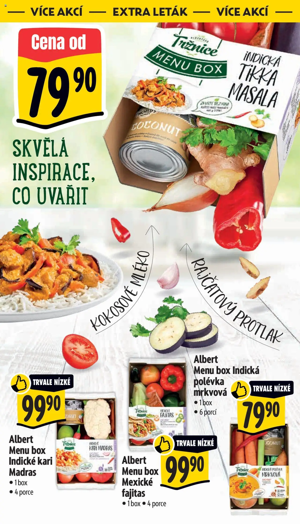 Albert leták - Supermarket od 06.08.2025 | Strana: 28 | Produkty: Rajčatový protlak, Kokosové mléko, Box, Mléko