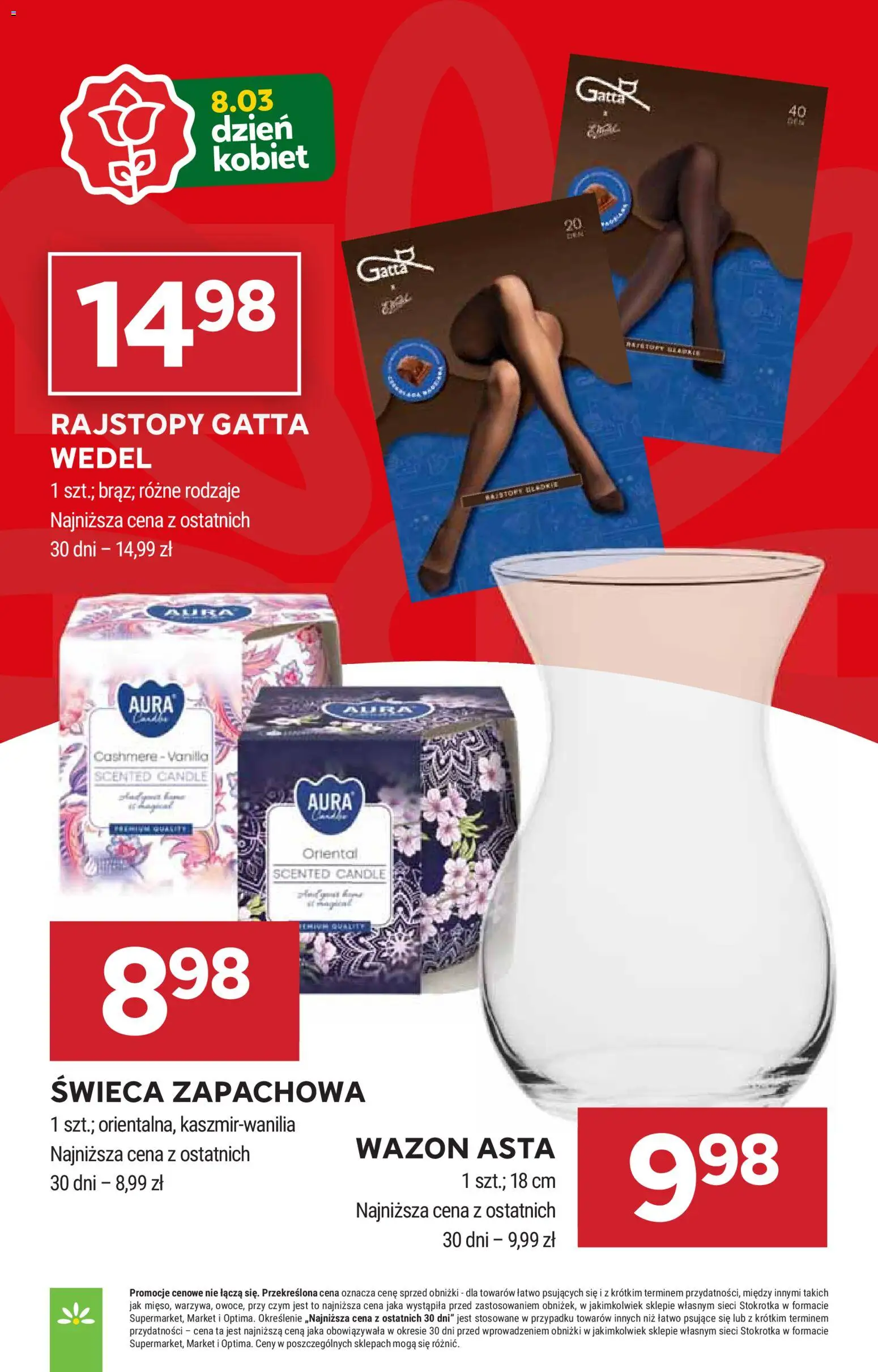 Stokrotka gazetka od 05.03.2026 | Strona: 11 | Produkty: Rajstopy, Stokrotka, Gatta, Wazon